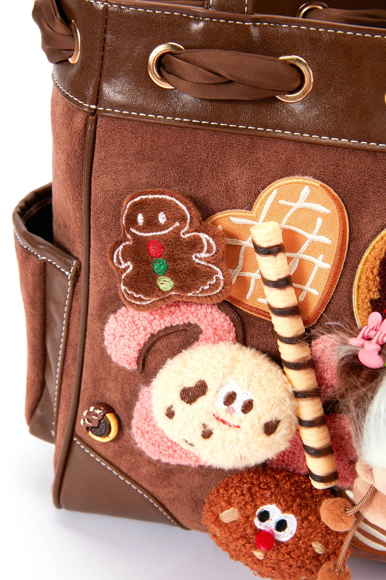 BLING BOX Plush Doll Drawstring Tote Bag