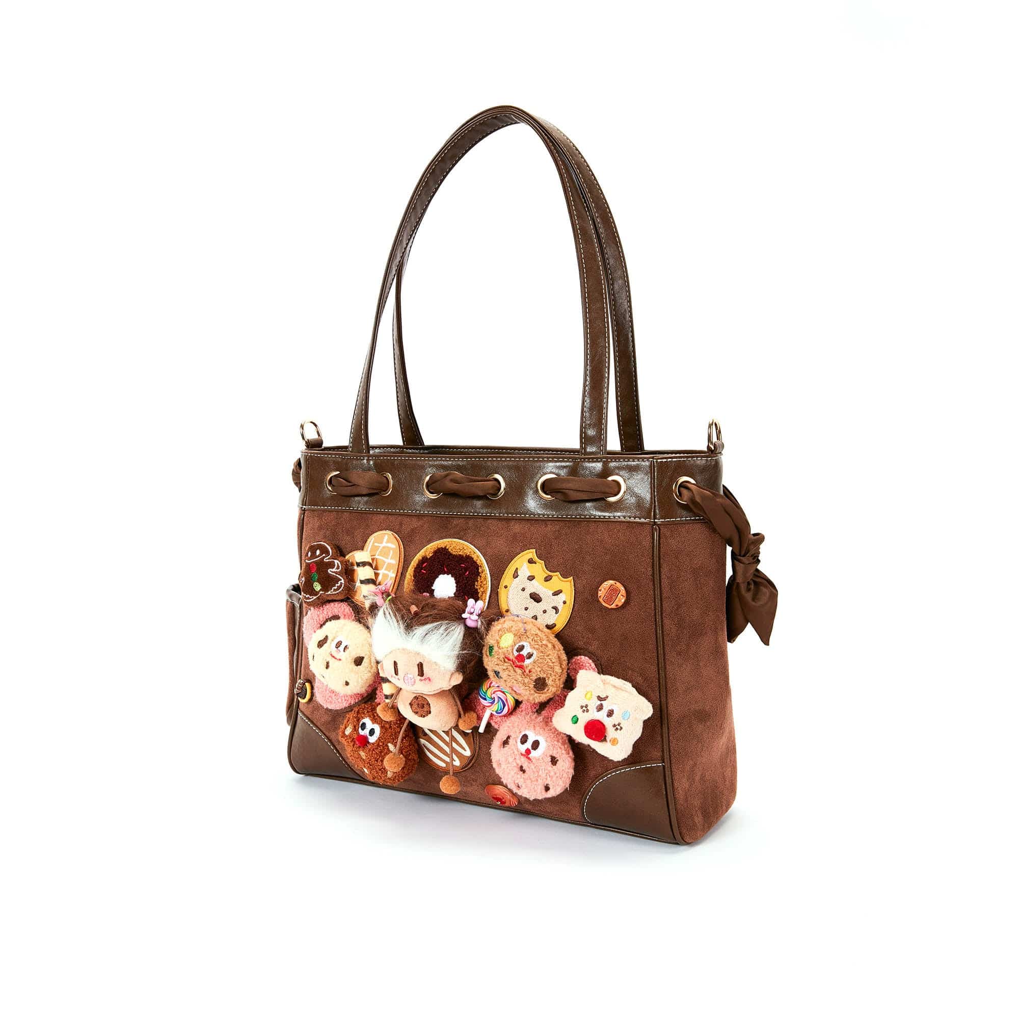 BLING BOX Plush Doll Drawstring Tote Bag