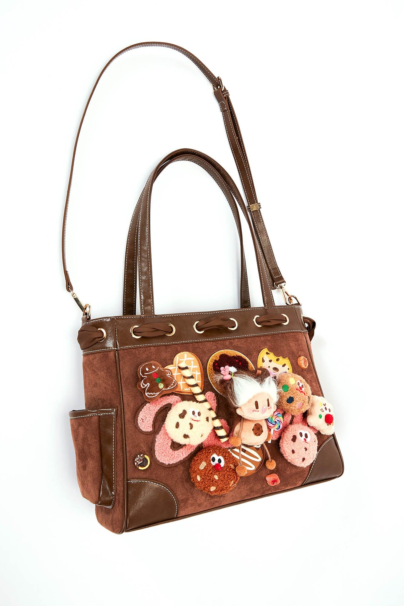 BLING BOX Plush Doll Drawstring Tote Bag
