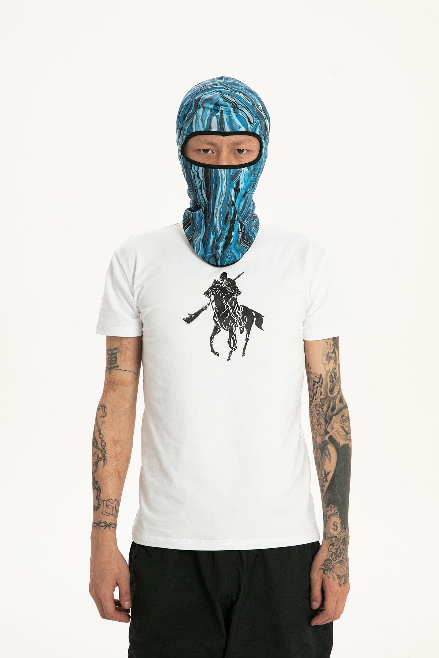 RTVG Abstract Striped UV-Protection Mask, premium urban and streetwear designers apparel on PROJECTISR.com, RTVG