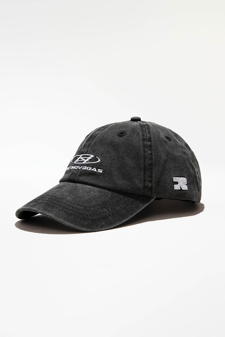 RTVG Distressed Embroidered-Logo Cap, premium urban and streetwear designers apparel on PROJECTISR.com, RTVG