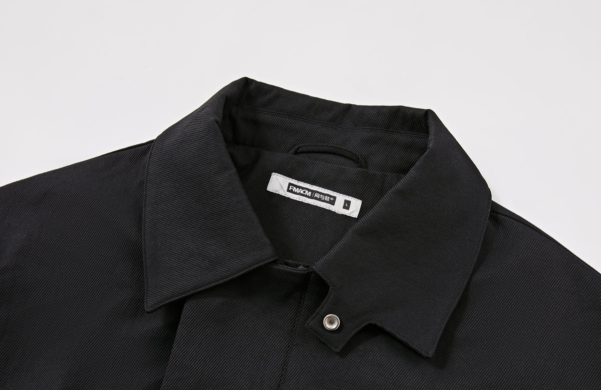 FMACM Retro Lapel Oversized Jacket