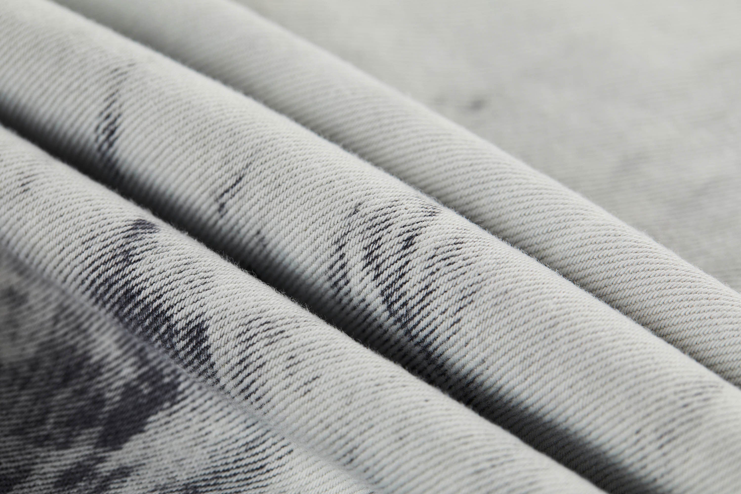 ORGANIC EMOTION Distressed Snow Mountain Tie-Dye Denim Shirt, premium urban and streetwear designers apparel on PROJECTISR.com, ORGANIC EMOTION
