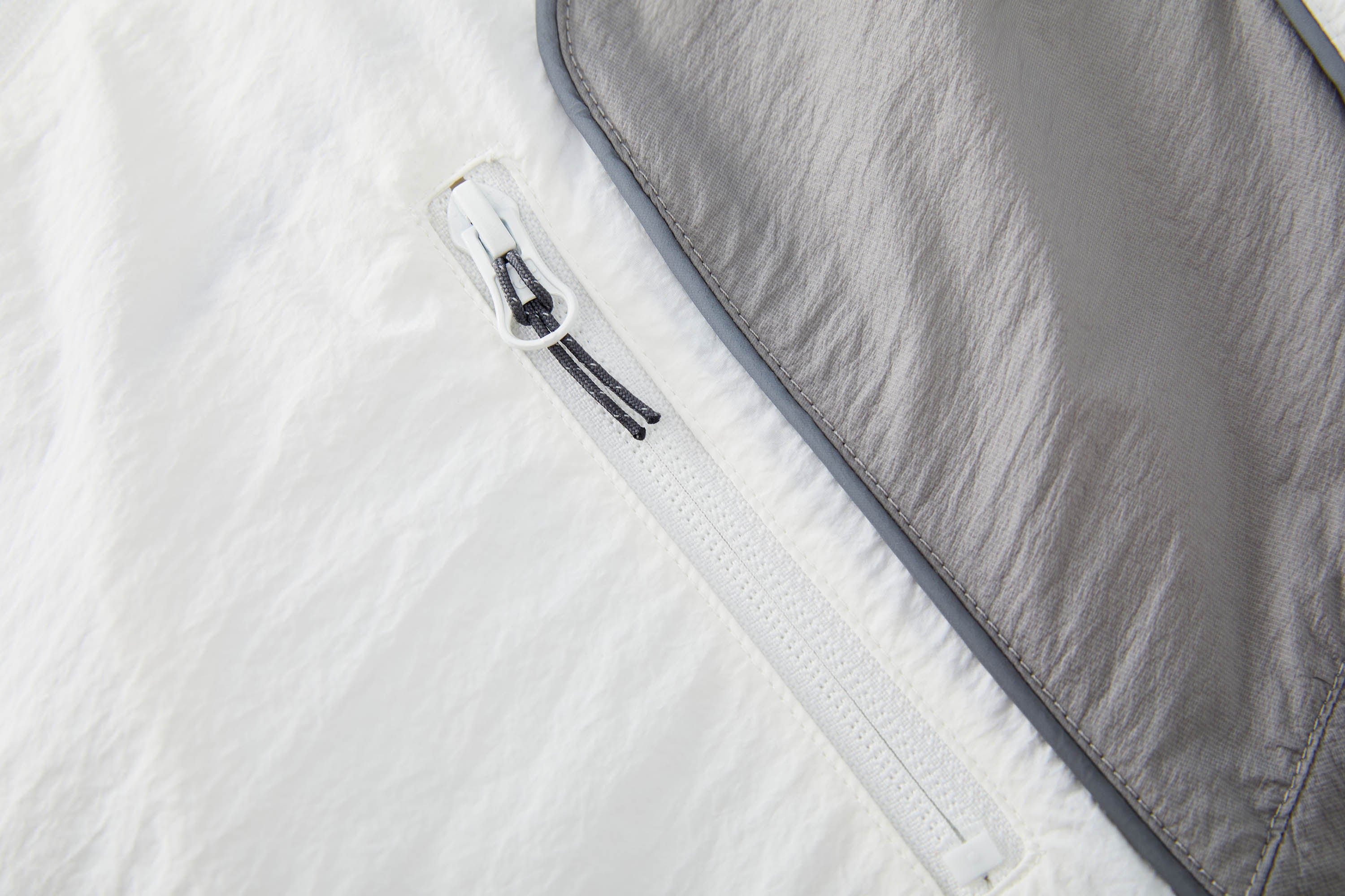 ORGANIC EMOTION Spliced Drawstring UV Protection Light Jacket, premium urban and streetwear designers apparel on PROJECTISR.com, ORGANIC EMOTION