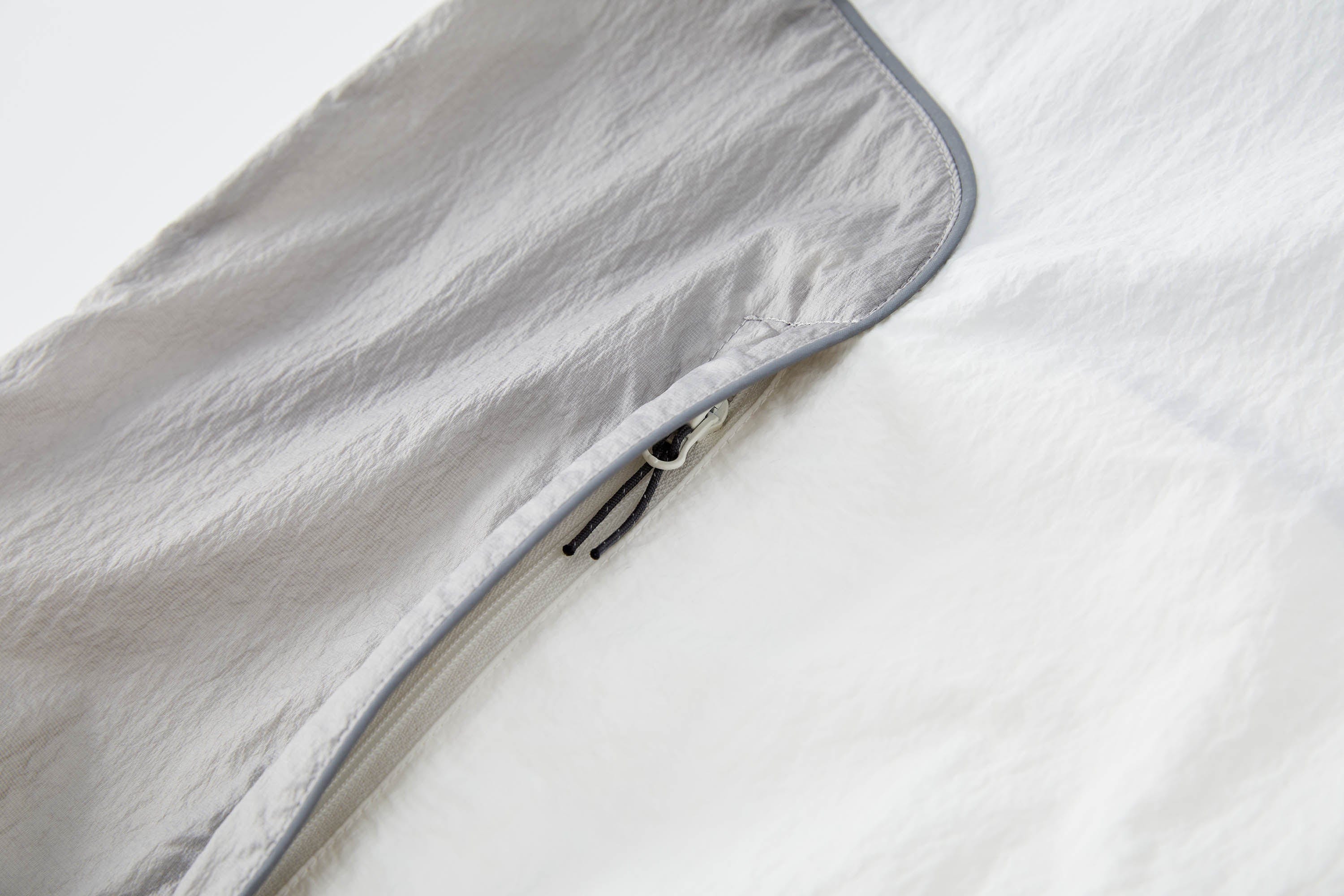 ORGANIC EMOTION Spliced Drawstring UV Protection Light Jacket, premium urban and streetwear designers apparel on PROJECTISR.com, ORGANIC EMOTION