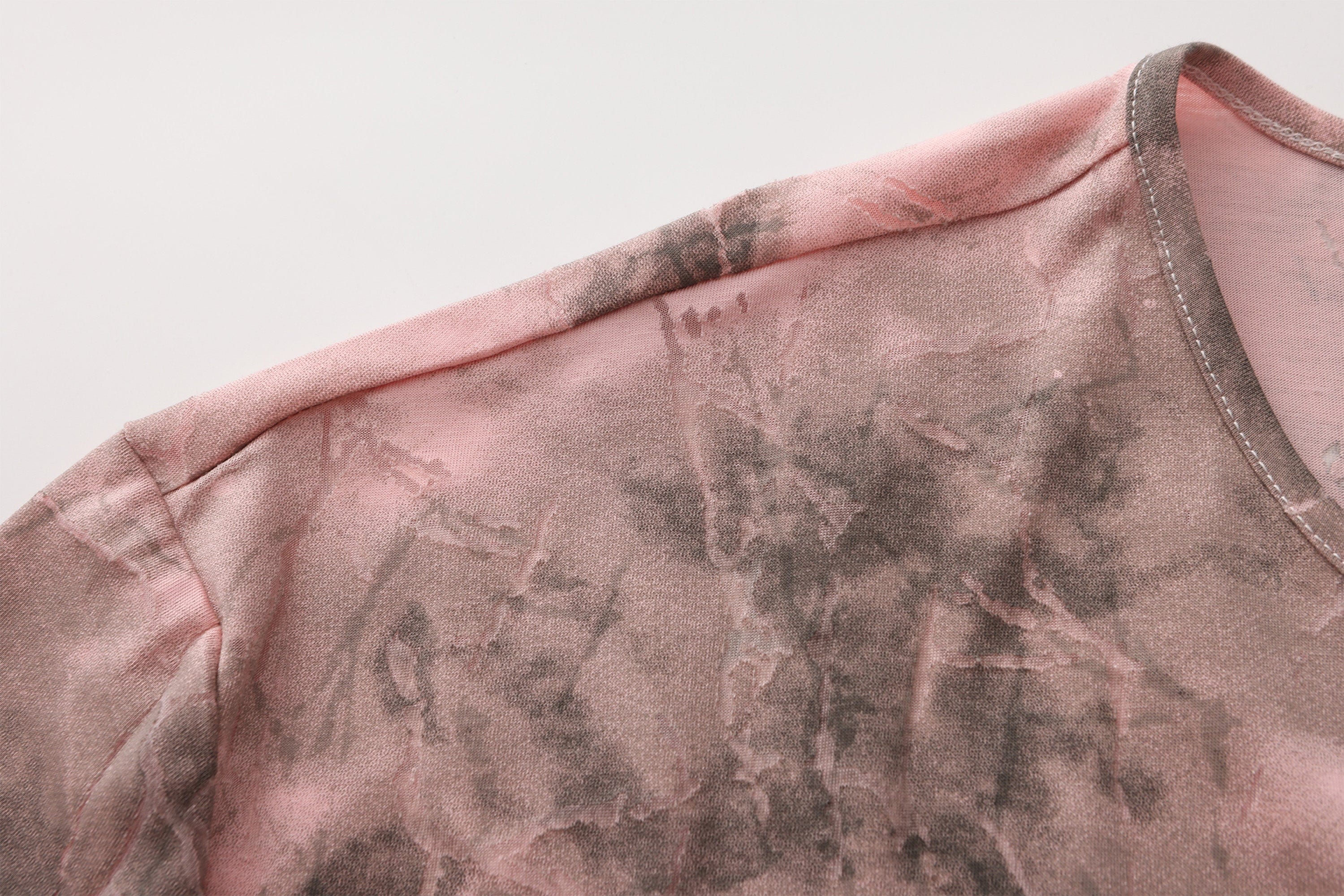 VANN VALRENCE Distressed Tie-Dye Oversized T-Shirt, premium urban and streetwear designers apparel on PROJECTISR.com, VANN VALRENCE