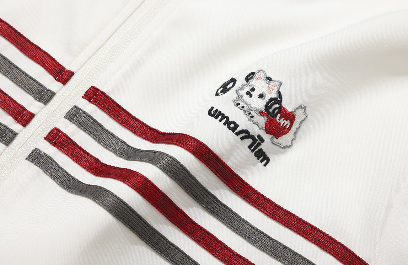 UMAMIISM Retro Striped Track Jacket, premium urban and streetwear designers apparel on PROJECTISR.com, UMAMIISM