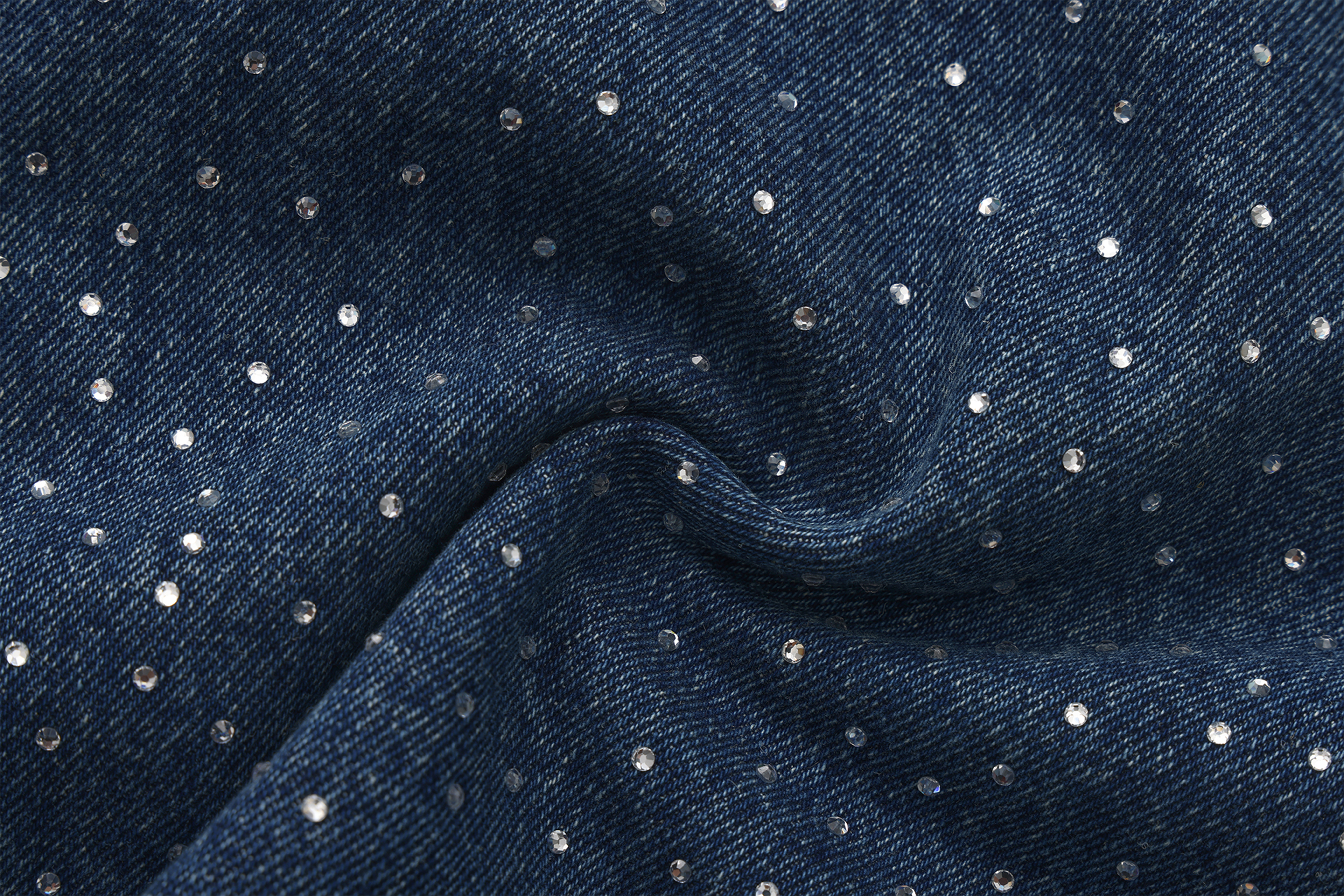 VANN VALRENCE Washed Diamond Denim Shirt Jacket