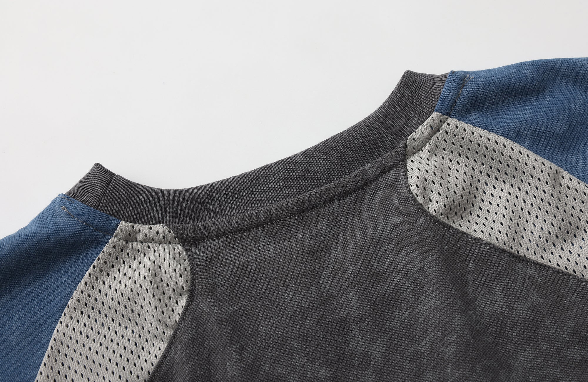 INTERRUPT Studded Mesh-Spliced Graphic Tank Top