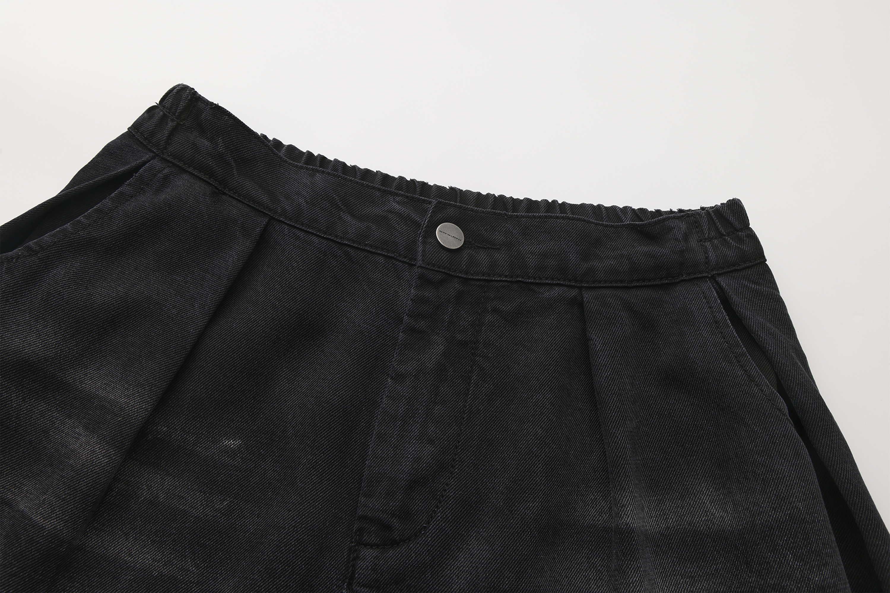 VANN VALRENCE Washed Rivet Tencel Straight-Leg Jeans