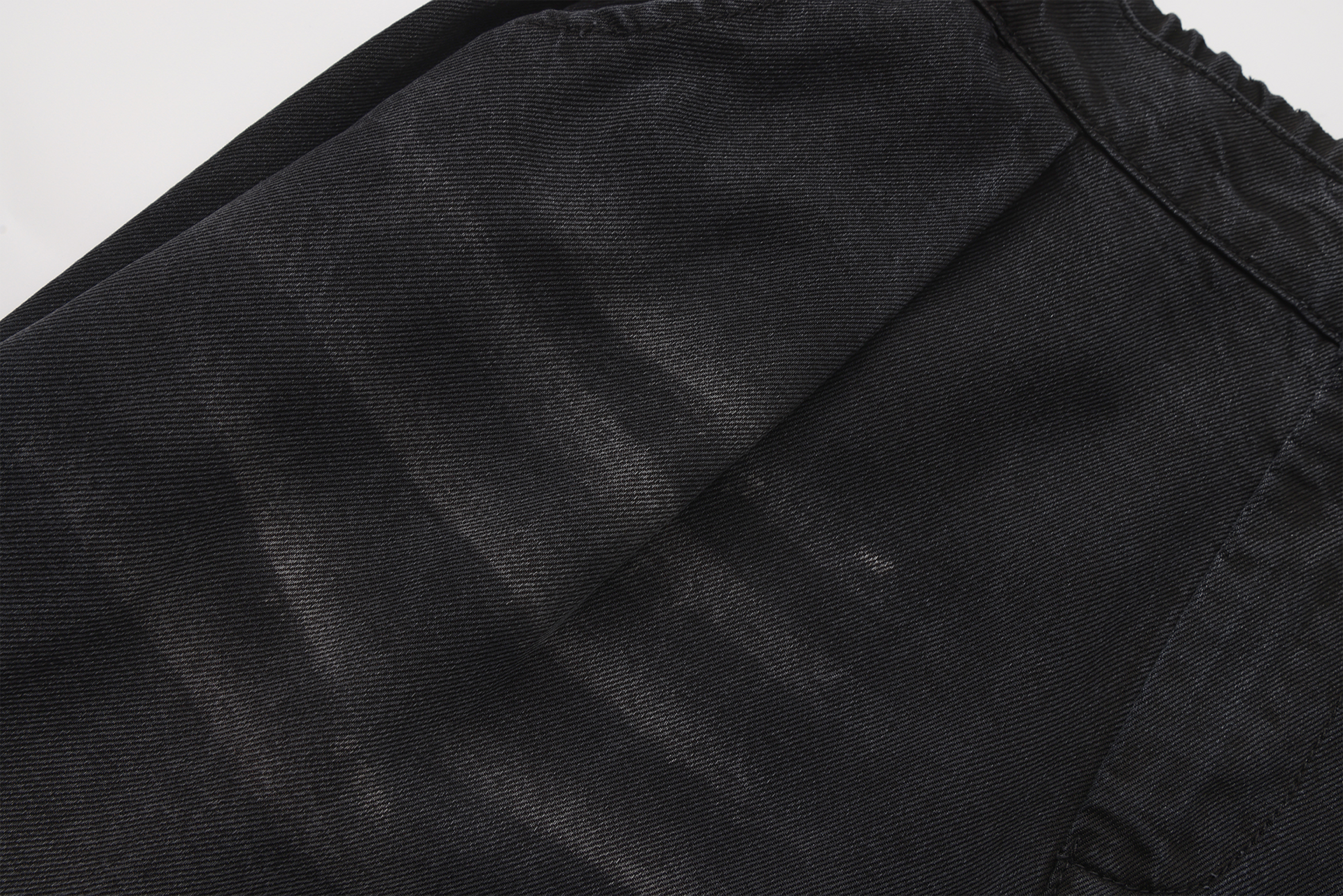 VANN VALRENCE Washed Rivet Tencel Straight-Leg Jeans