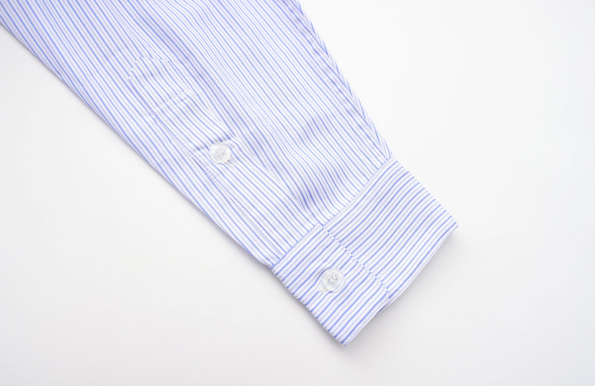 INTERRUPT Graphic Crinkled Striped Oversized Shirt