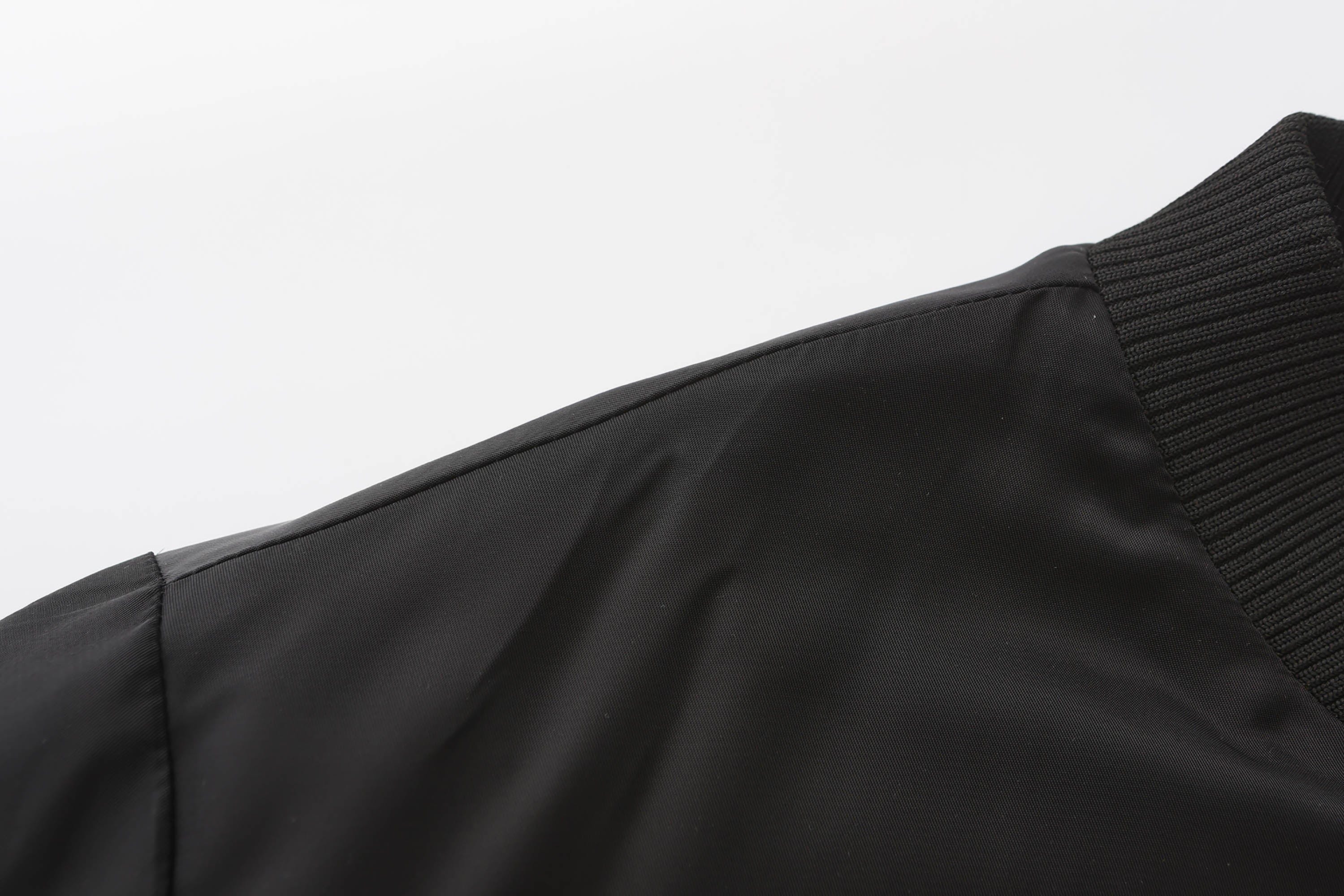 BLACK8MOB Studded Patchwork Bomber Jacket, premium urban and streetwear designers apparel on PROJECTISR.com, BLACK8MOB