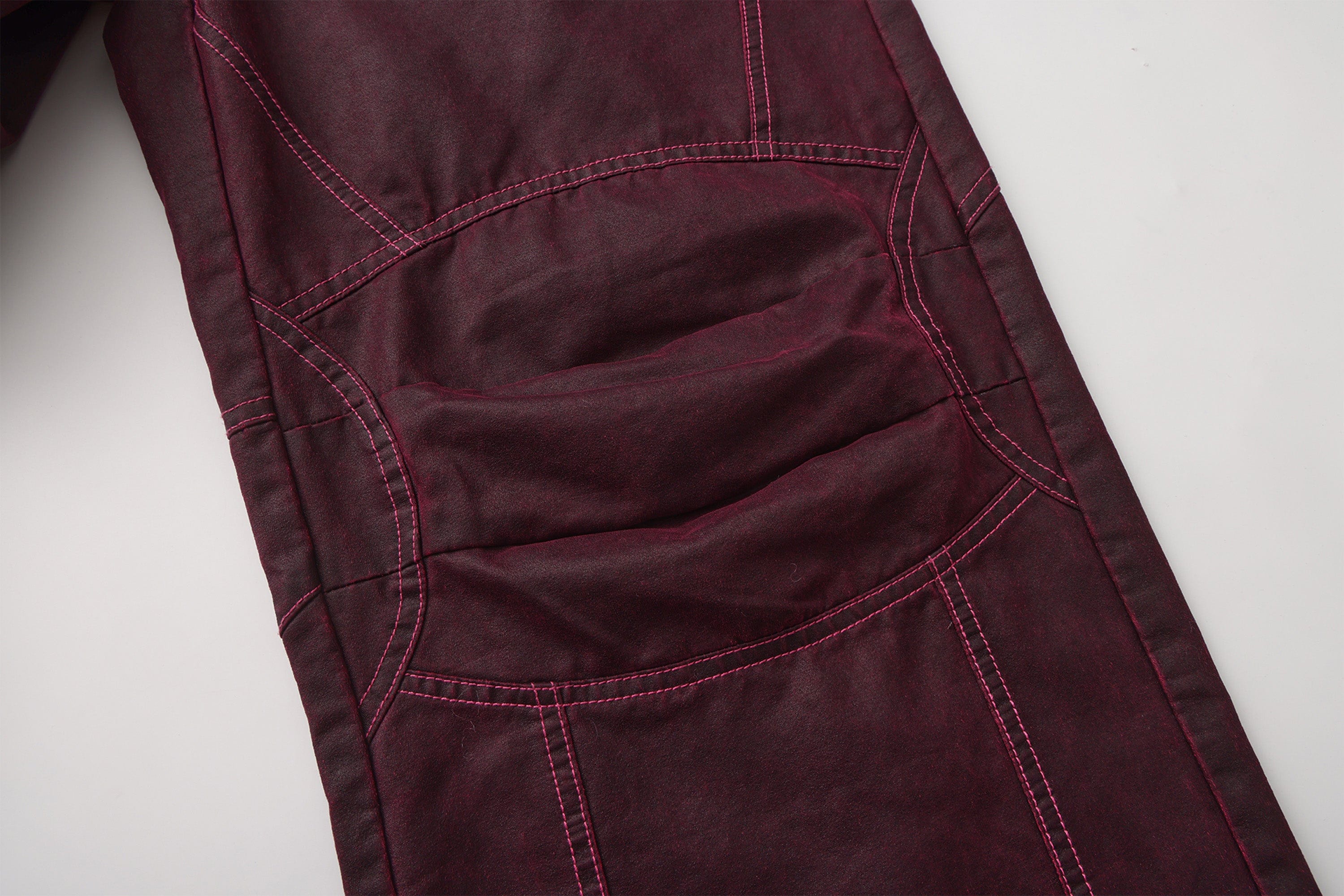 VANN VALRENCE Structured Panel Pleated-Knee Pants, premium urban and streetwear designers apparel on PROJECTISR.com, VANN VALRENCE
