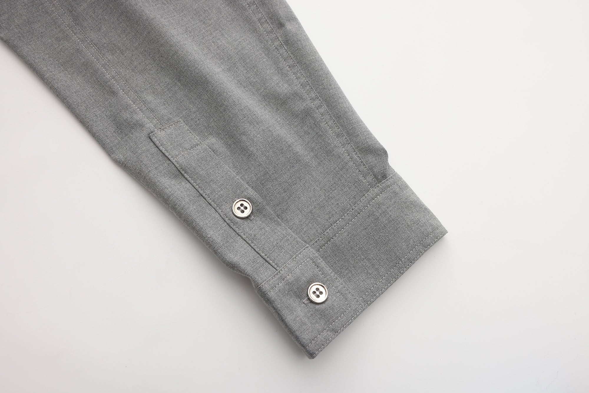 ORAL UTOPIA Spiral Embellished Wool-Blend Shirt