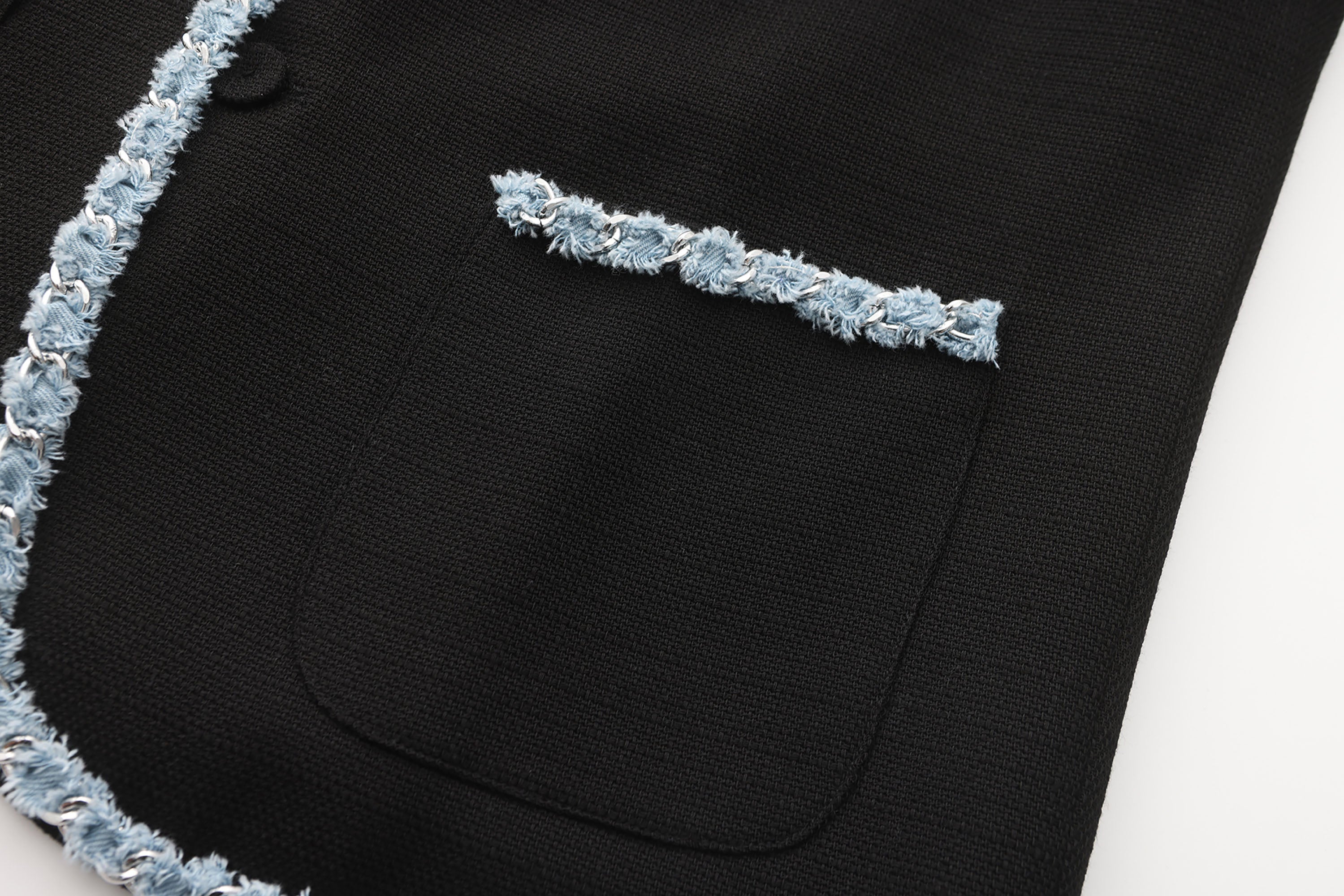 ORAL UTOPIA Tweed Trimmed Edge Jacket, premium urban and streetwear designers apparel on PROJECTISR.com, ORAL UTOPIA
