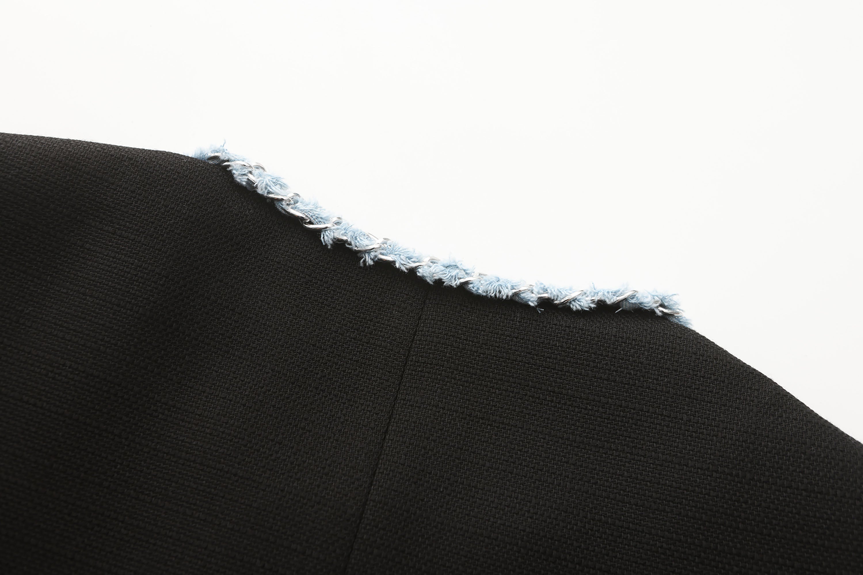 ORAL UTOPIA Tweed Trimmed Edge Jacket, premium urban and streetwear designers apparel on PROJECTISR.com, ORAL UTOPIA