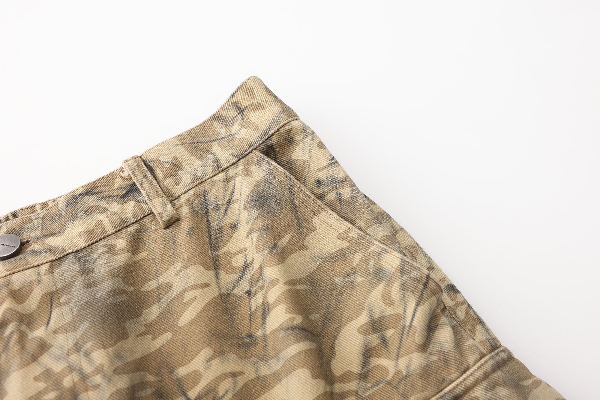VANN VALRENCE Detachable Two-Tone Paneled Cargo Jeans, premium urban and streetwear designers apparel on PROJECTISR.com, VANN VALRENCE