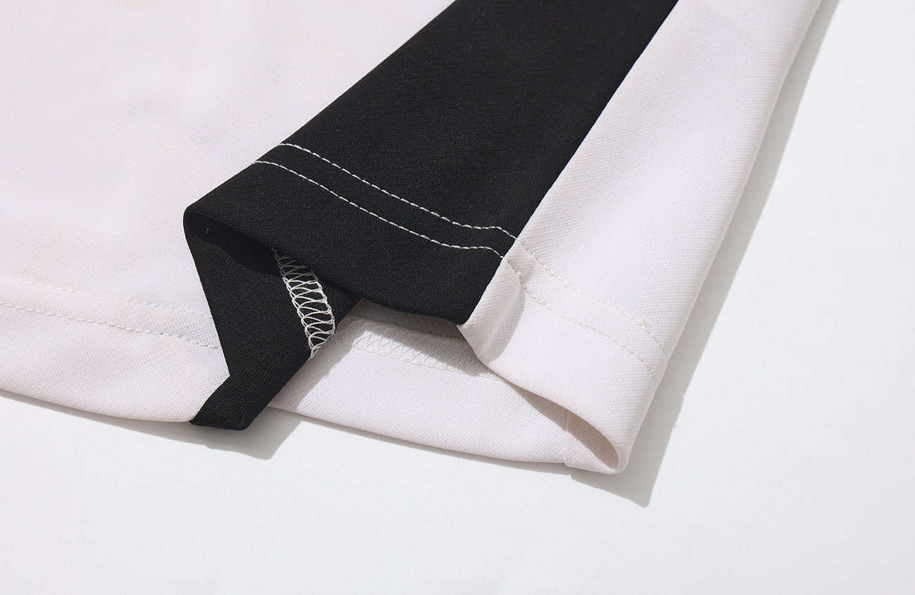 UMAMIISM Quick-Dry Striped Raglan Zip-Up Tee, premium urban and streetwear designers apparel on PROJECTISR.com, UMAMIISM