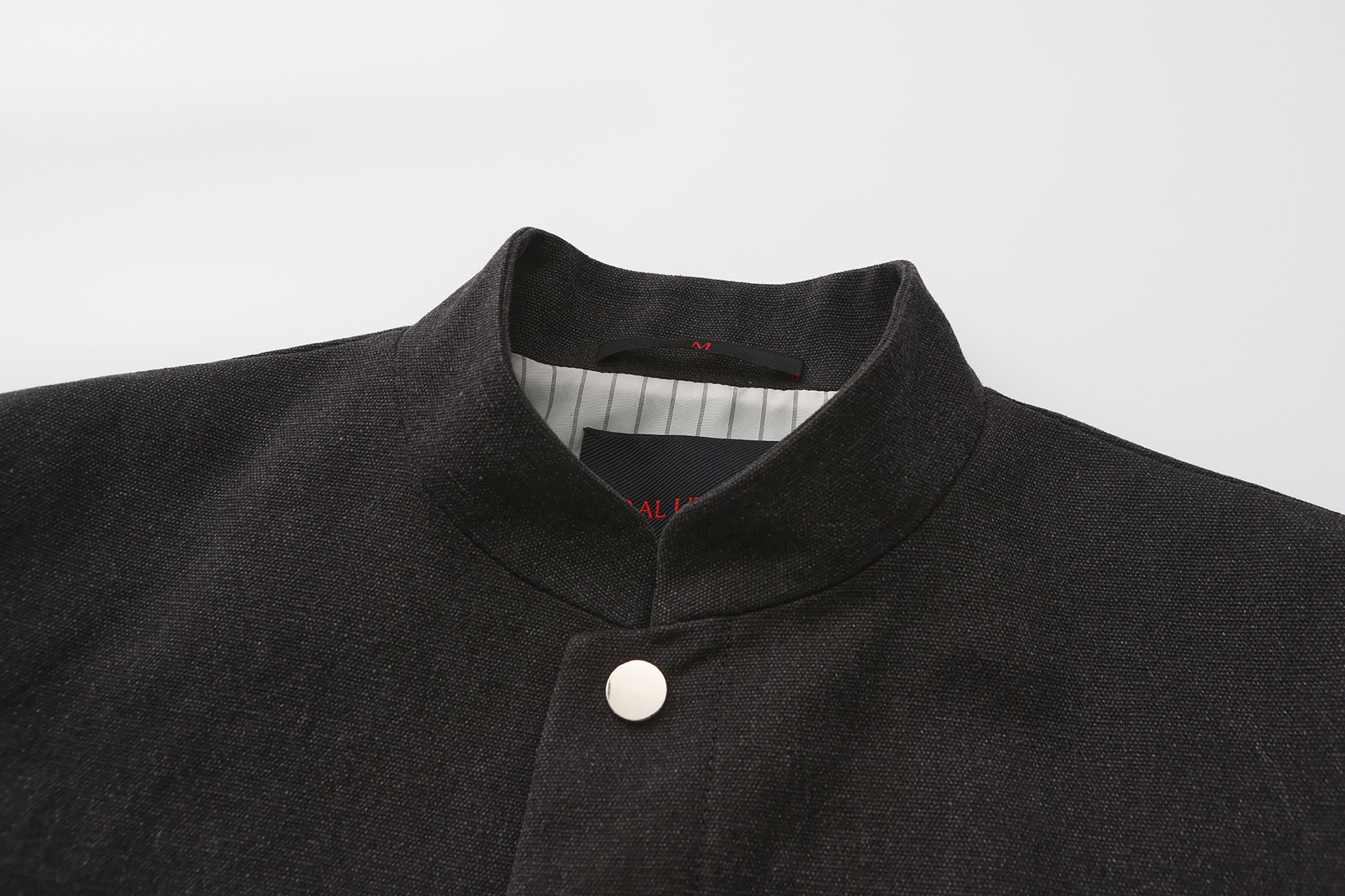 ORAL UTOPIA Flap Pocket Mandarin Collar Jacket, premium urban and streetwear designers apparel on PROJECTISR.com, ORAL UTOPIA