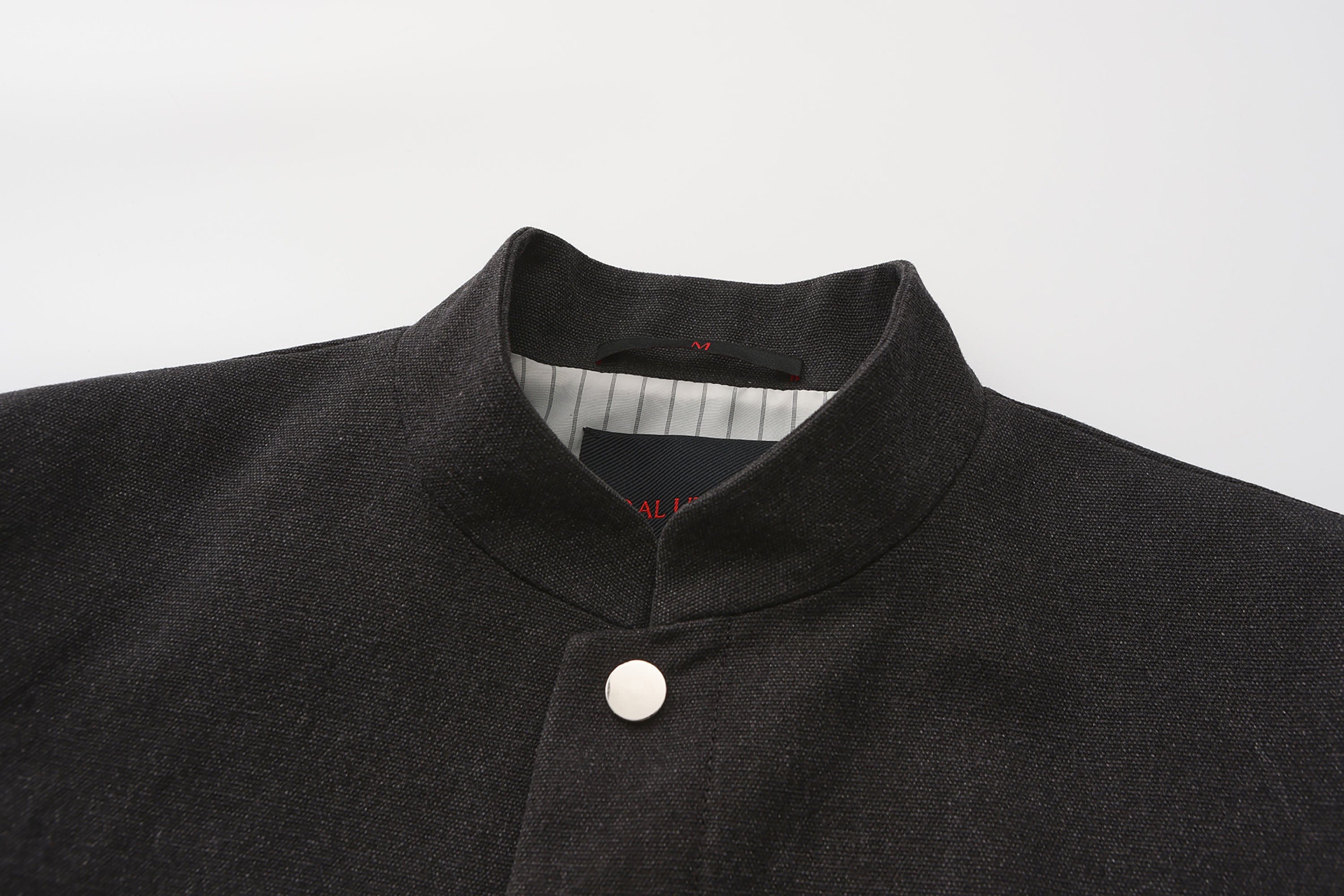 ORAL UTOPIA Flap Pocket Mandarin Collar Jacket, premium urban and streetwear designers apparel on PROJECTISR.com, ORAL UTOPIA