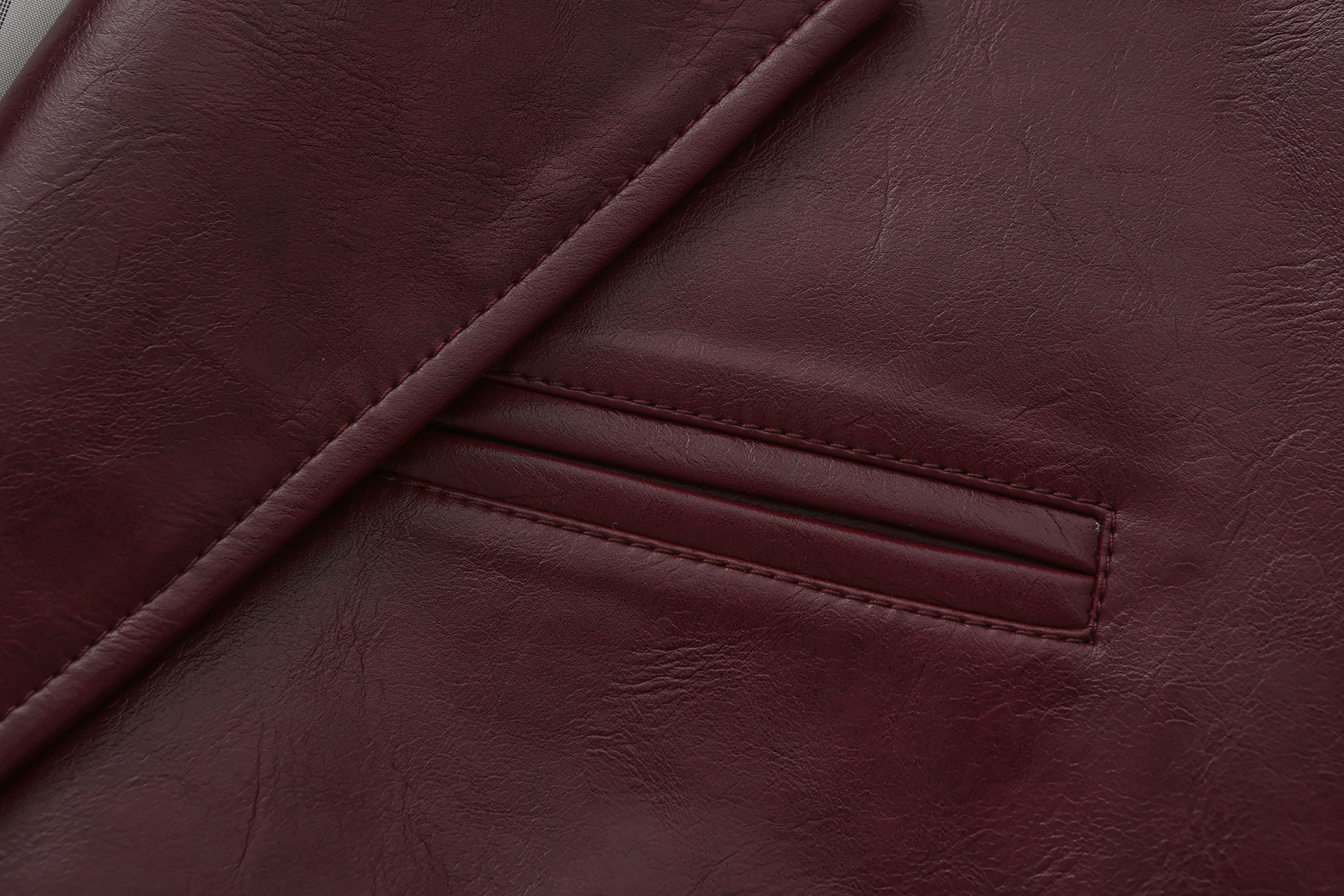 ORAL UTOPIA Glossy PU Blazer Ancora Red, premium urban and streetwear designers apparel on PROJECTISR.com, ORAL UTOPIA
