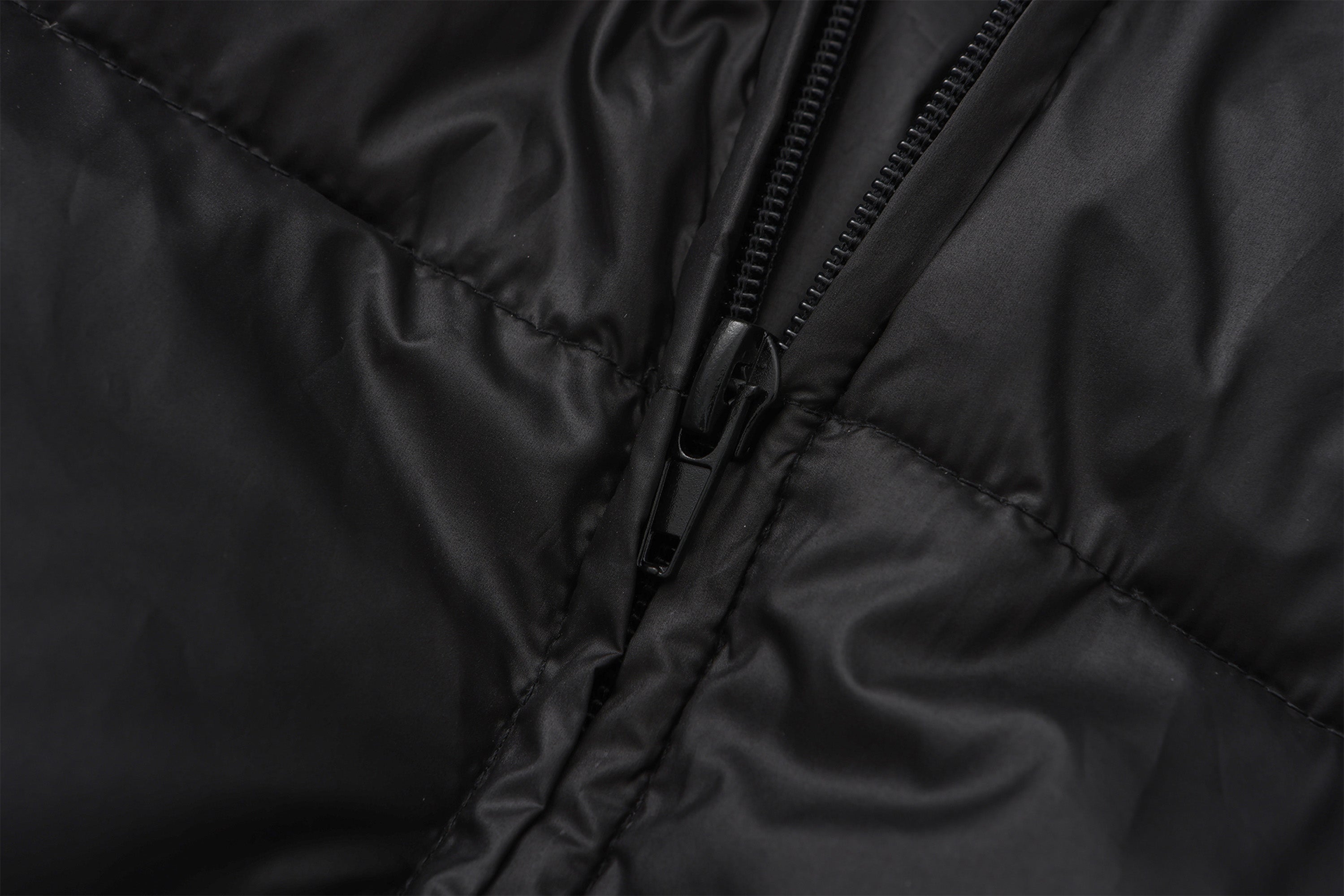 VANN VALRENCE Plain Duck Down Oversized Puffer Vest