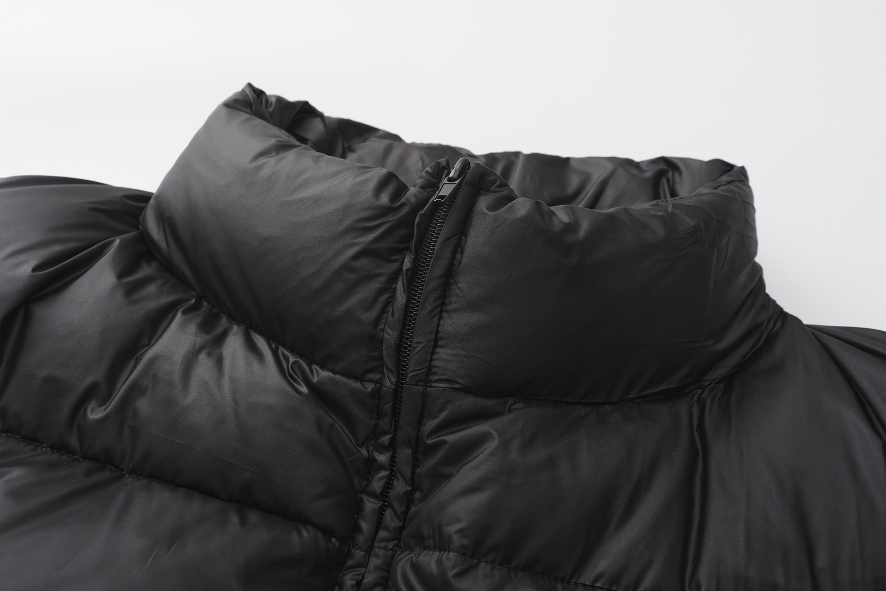 VANN VALRENCE Plain Duck Down Oversized Puffer Vest
