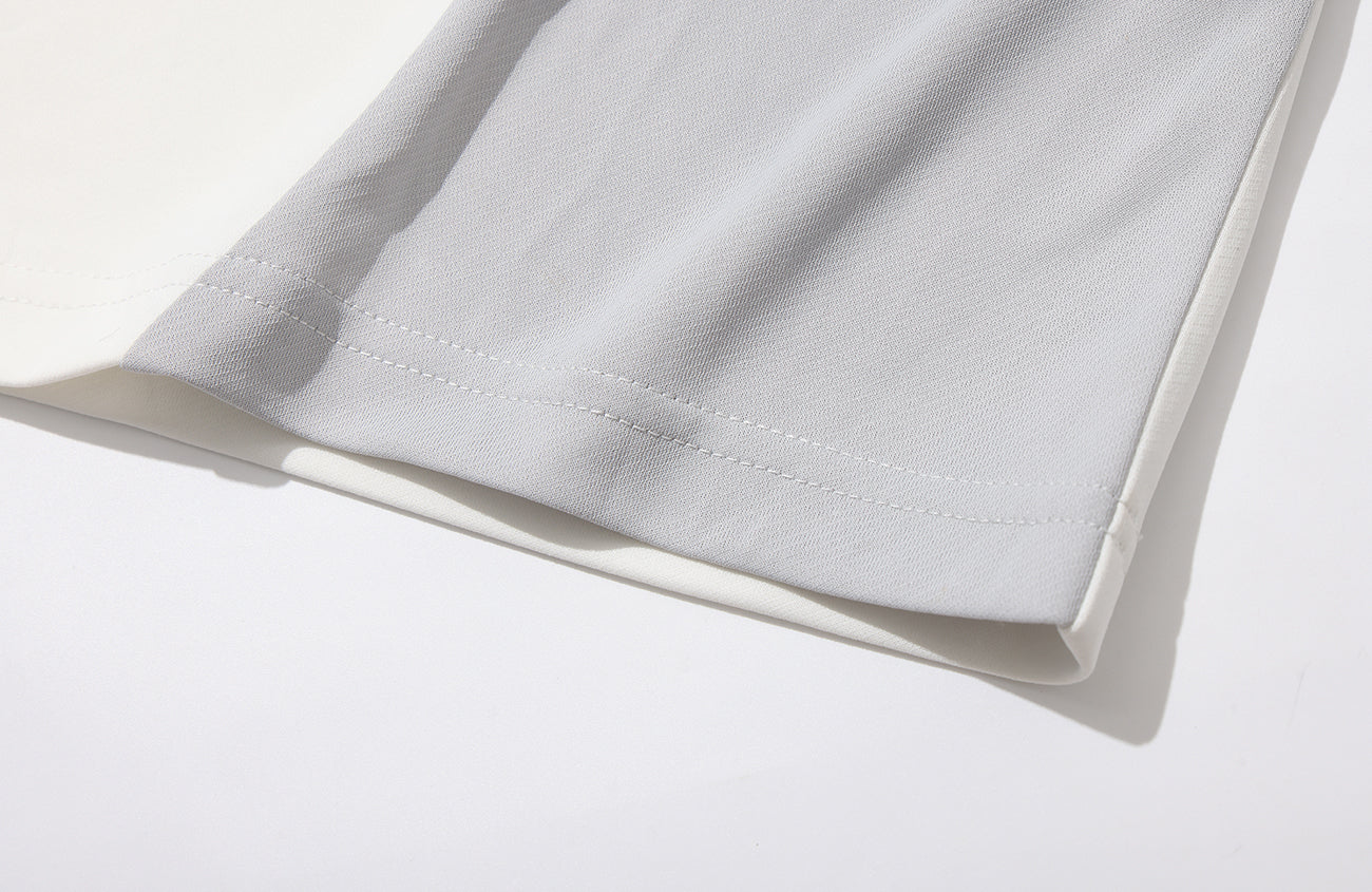 UMAMIISM Quick-Dry Striped Raglan Zip-Up Tee, premium urban and streetwear designers apparel on PROJECTISR.com, UMAMIISM