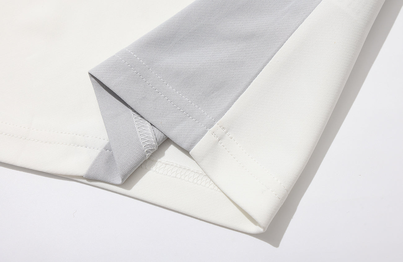 UMAMIISM Quick-Dry Striped Raglan Zip-Up Tee, premium urban and streetwear designers apparel on PROJECTISR.com, UMAMIISM