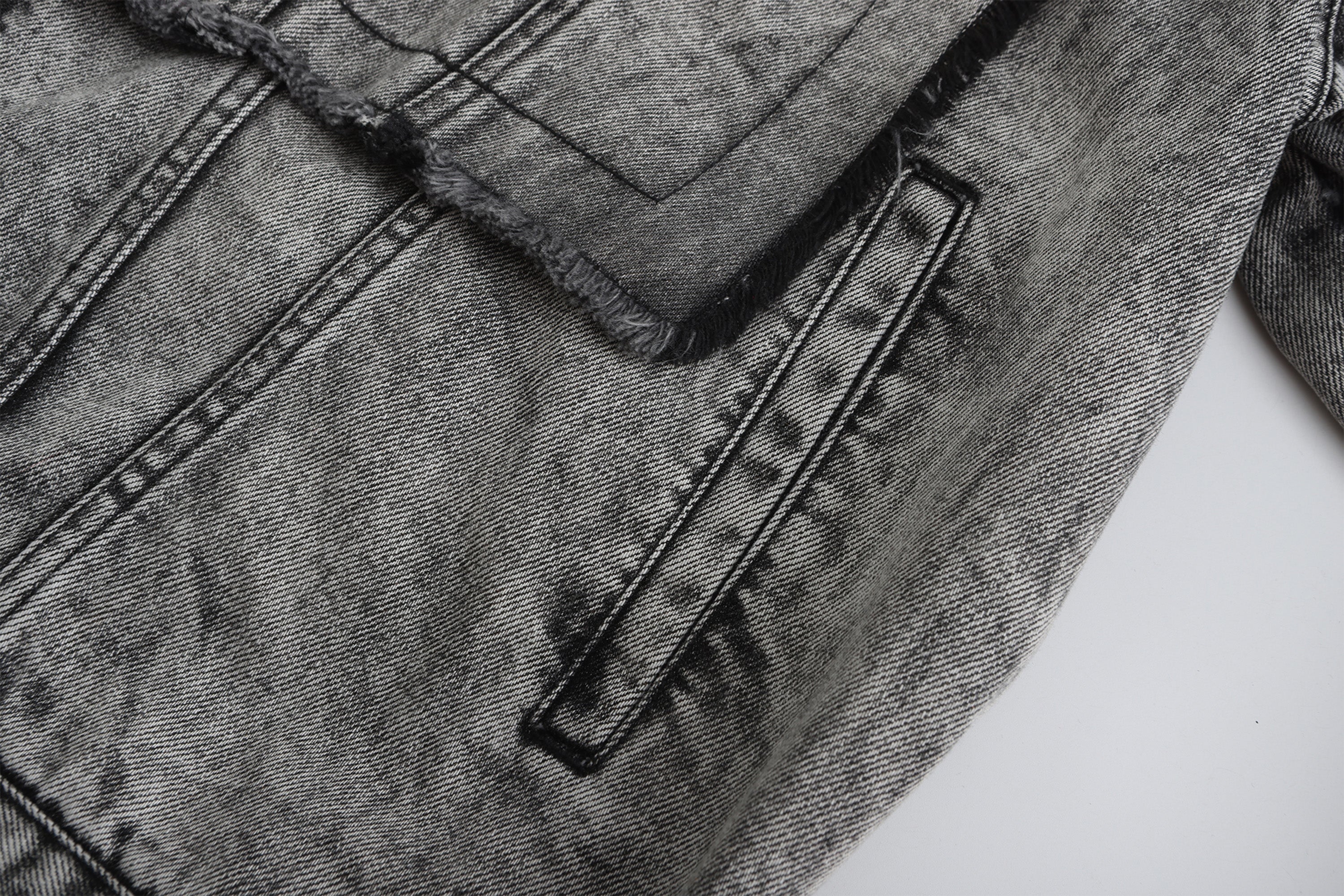 VANN VALRENCE Structural Panel Acid-Washed Oversized Denim Jacket, premium urban and streetwear designers apparel on PROJECTISR.com, VANN VALRENCE