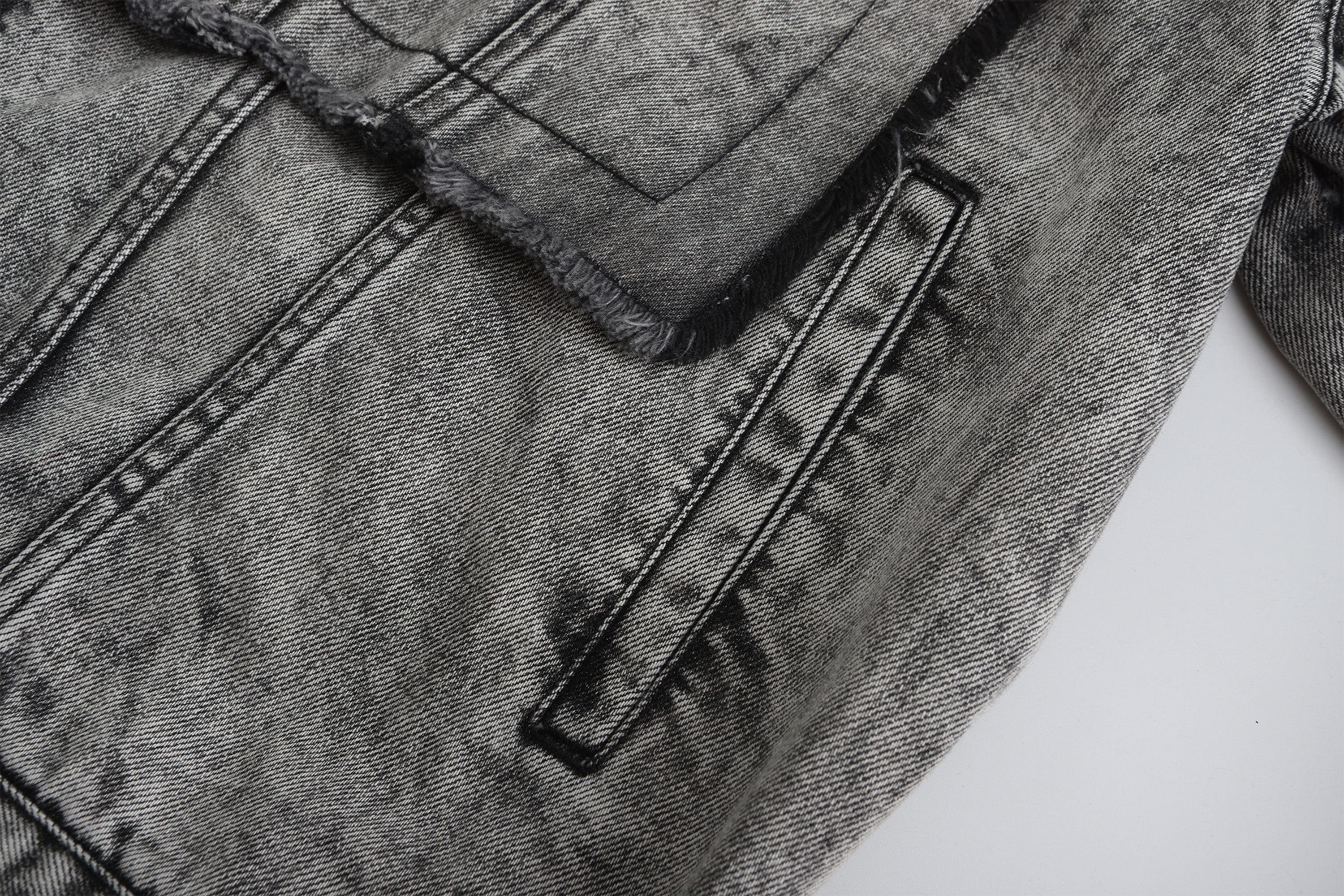 VANN VALRENCE Structural Panel Acid-Washed Oversized Denim Jacket, premium urban and streetwear designers apparel on PROJECTISR.com, VANN VALRENCE