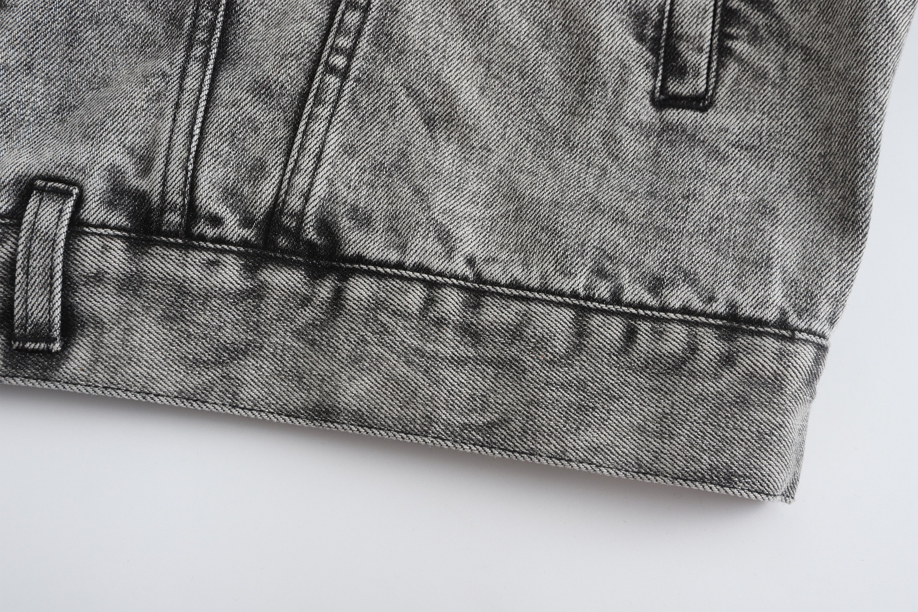 VANN VALRENCE Structural Panel Acid-Washed Oversized Denim Jacket, premium urban and streetwear designers apparel on PROJECTISR.com, VANN VALRENCE