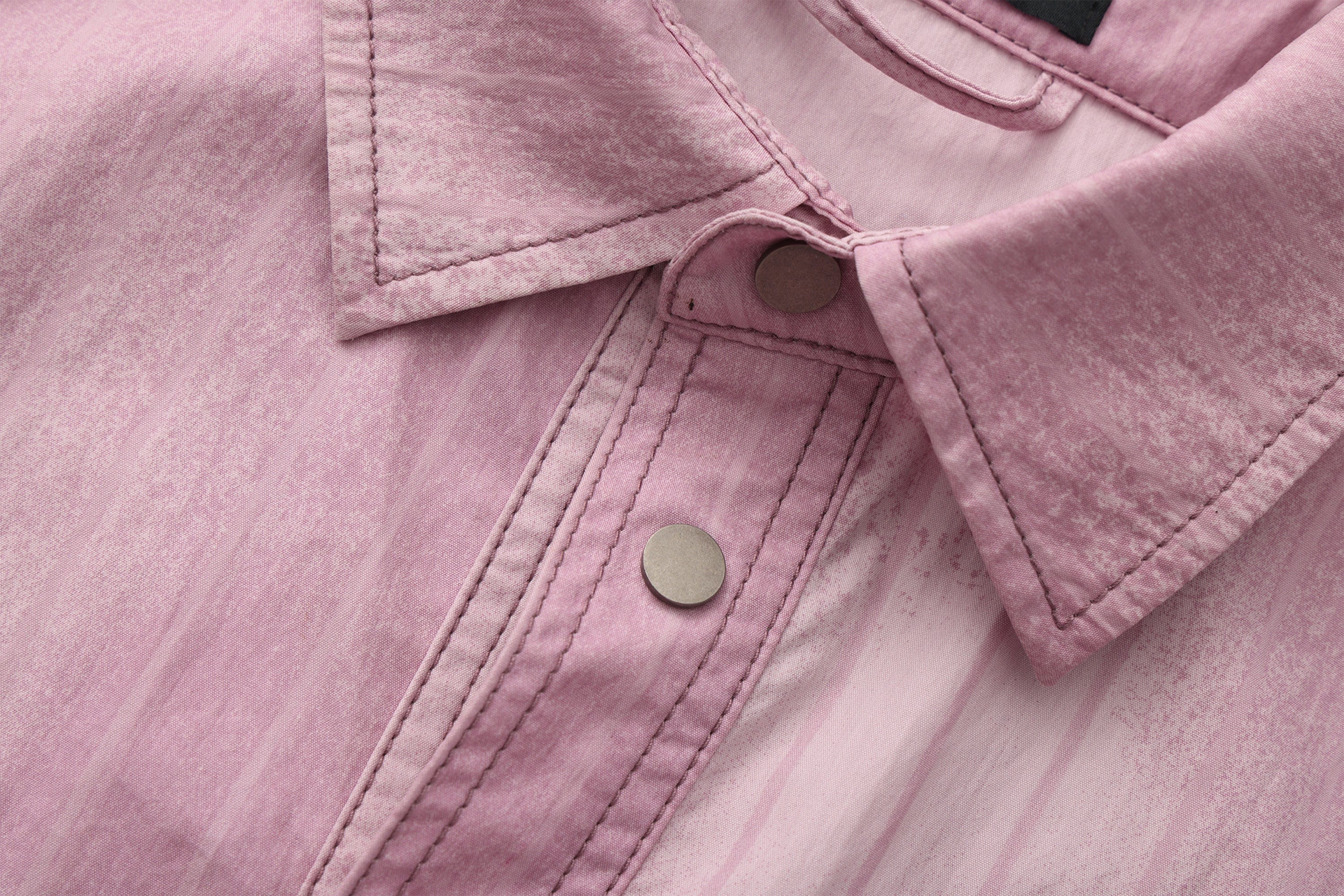 VANN VALRENCE Washed Multi-Pocket Striped Utility Shirt, premium urban and streetwear designers apparel on PROJECTISR.com, VANN VALRENCE