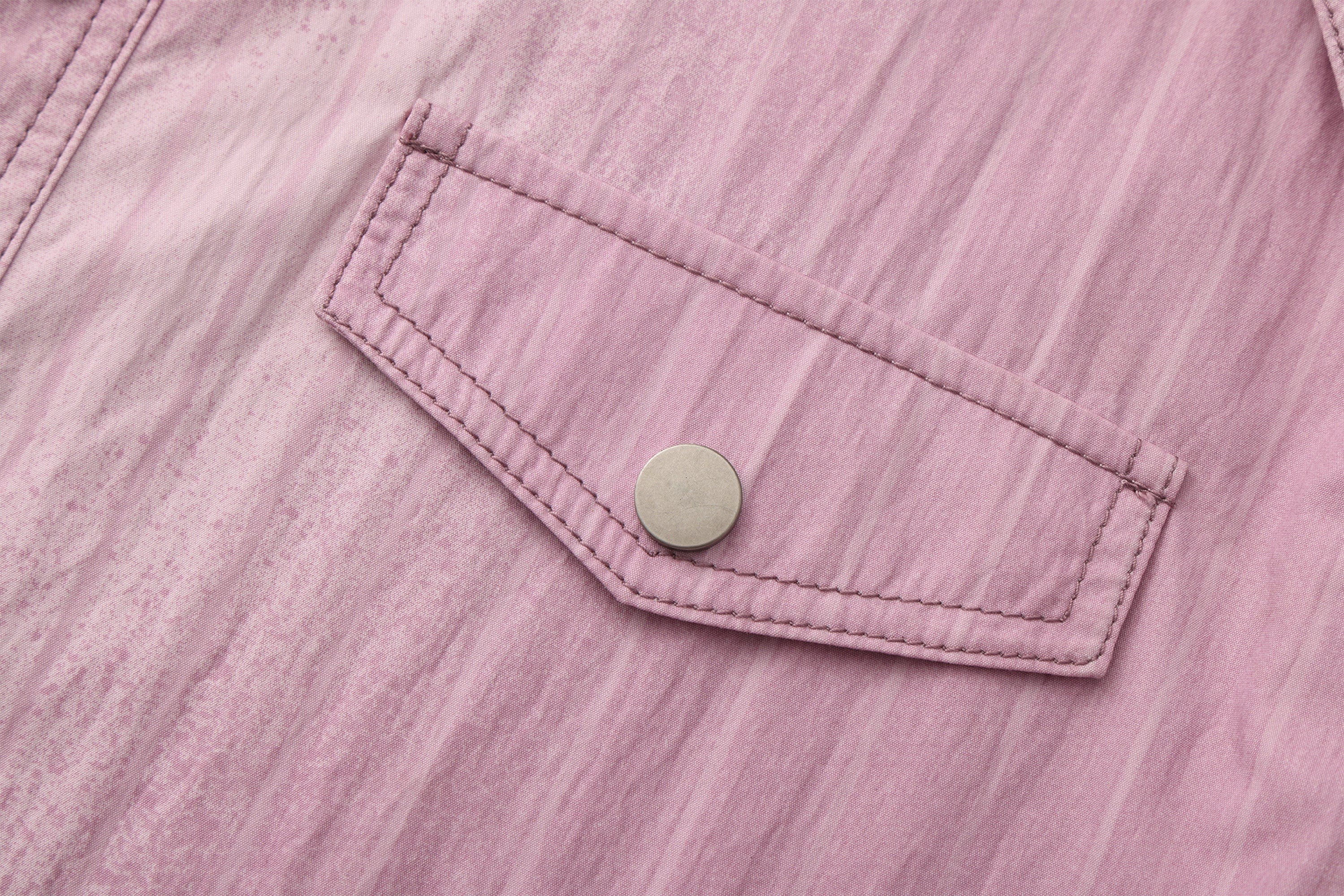 VANN VALRENCE Washed Multi-Pocket Striped Utility Shirt, premium urban and streetwear designers apparel on PROJECTISR.com, VANN VALRENCE