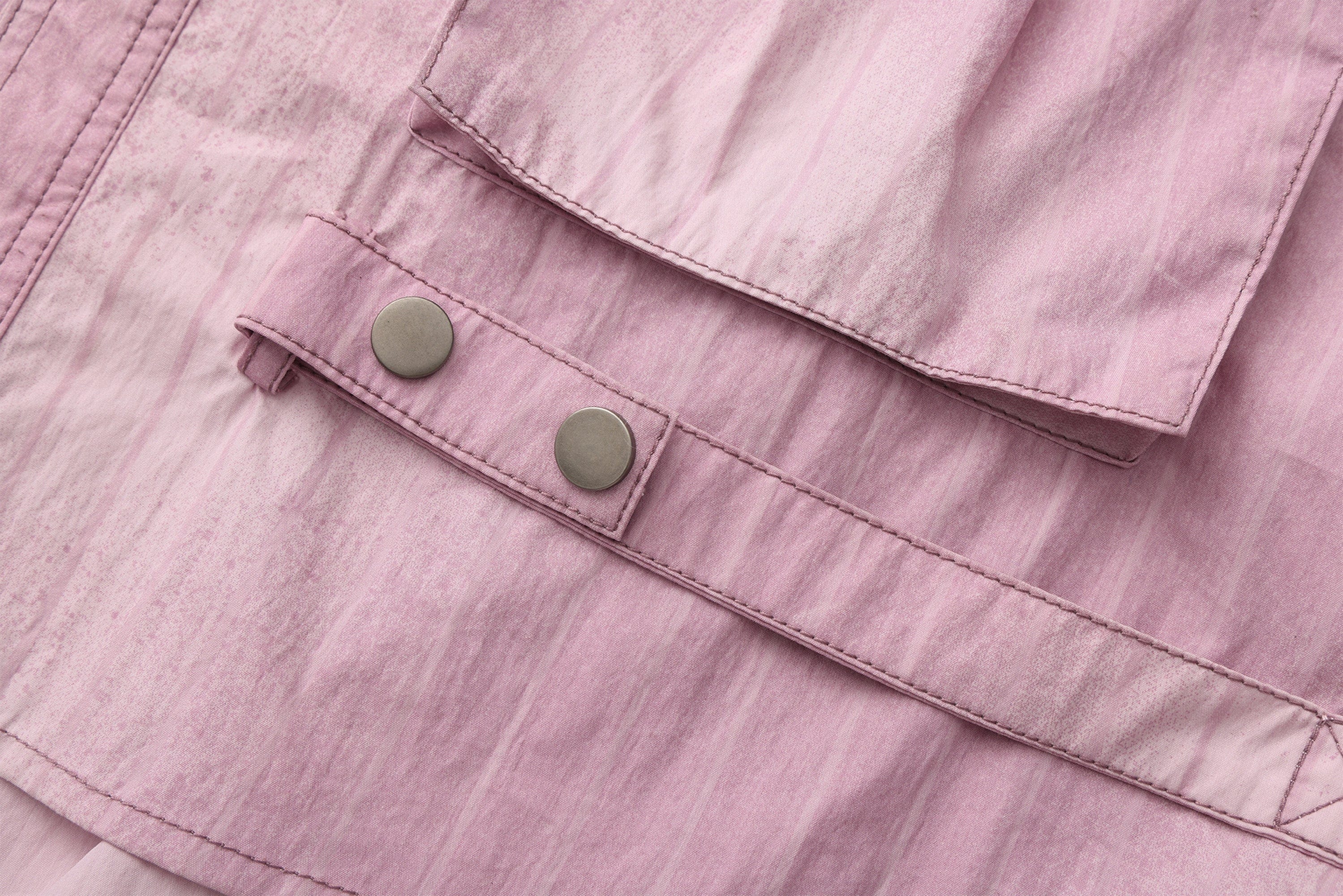 VANN VALRENCE Washed Multi-Pocket Striped Utility Shirt, premium urban and streetwear designers apparel on PROJECTISR.com, VANN VALRENCE