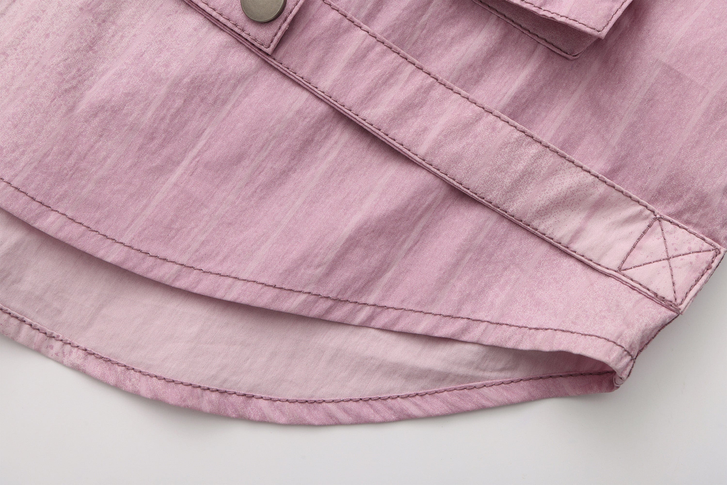 VANN VALRENCE Washed Multi-Pocket Striped Utility Shirt, premium urban and streetwear designers apparel on PROJECTISR.com, VANN VALRENCE