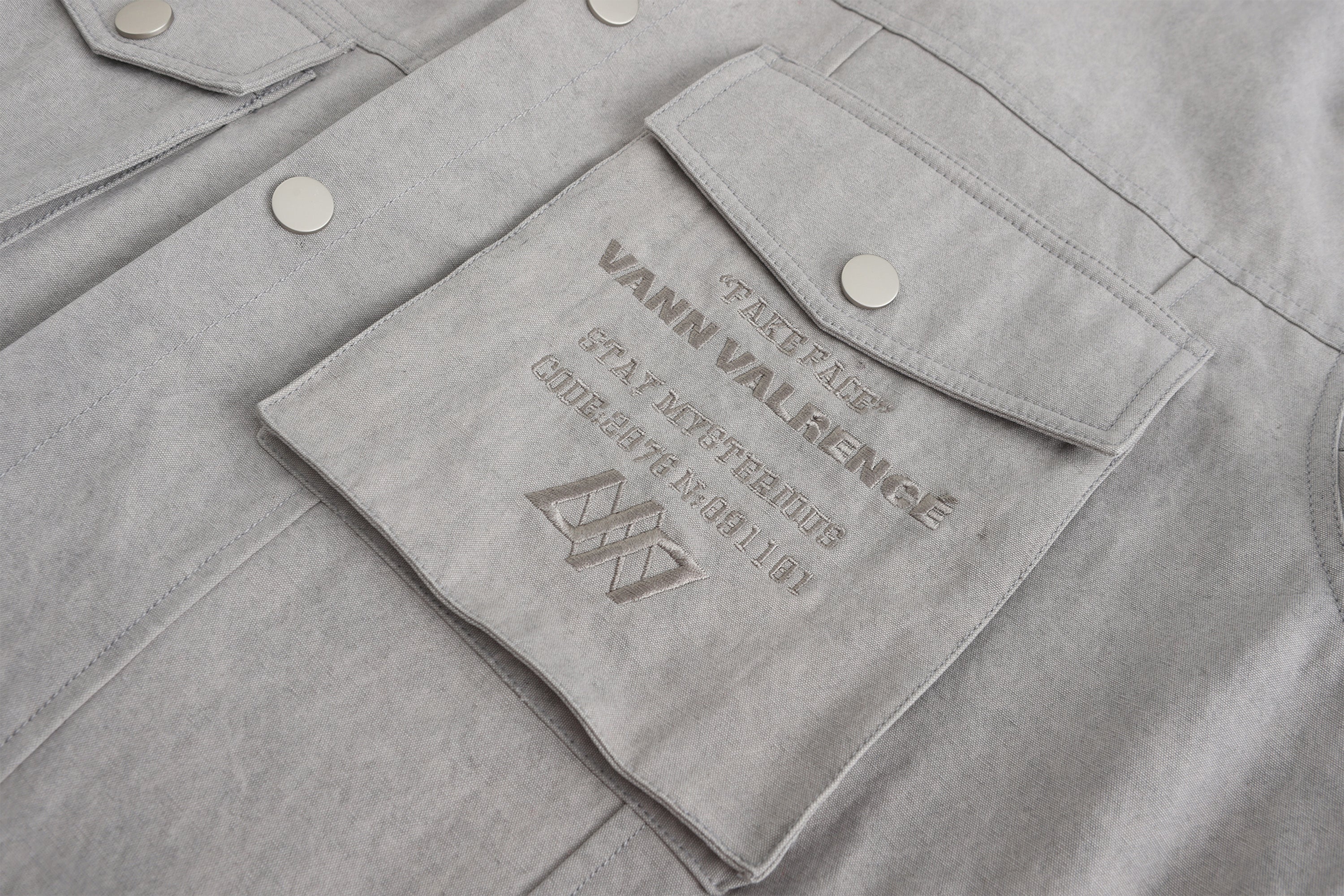VANN VALRENCE Utility Washed Multi-Pocket Shirt Jacket, premium urban and streetwear designers apparel on PROJECTISR.com, VANN VALRENCE