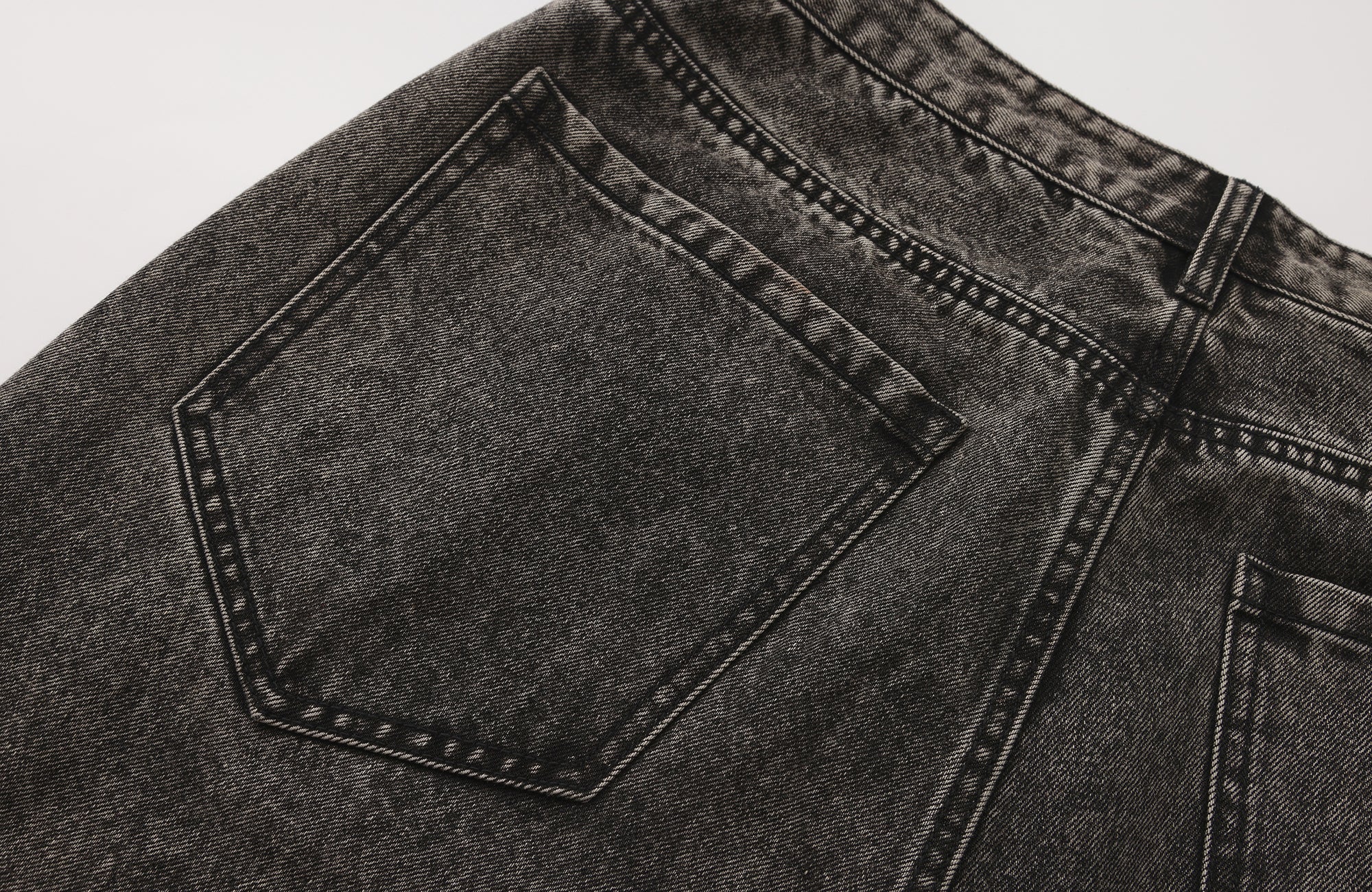 INTERRUPT Graphic Adjustable Hem Jeans