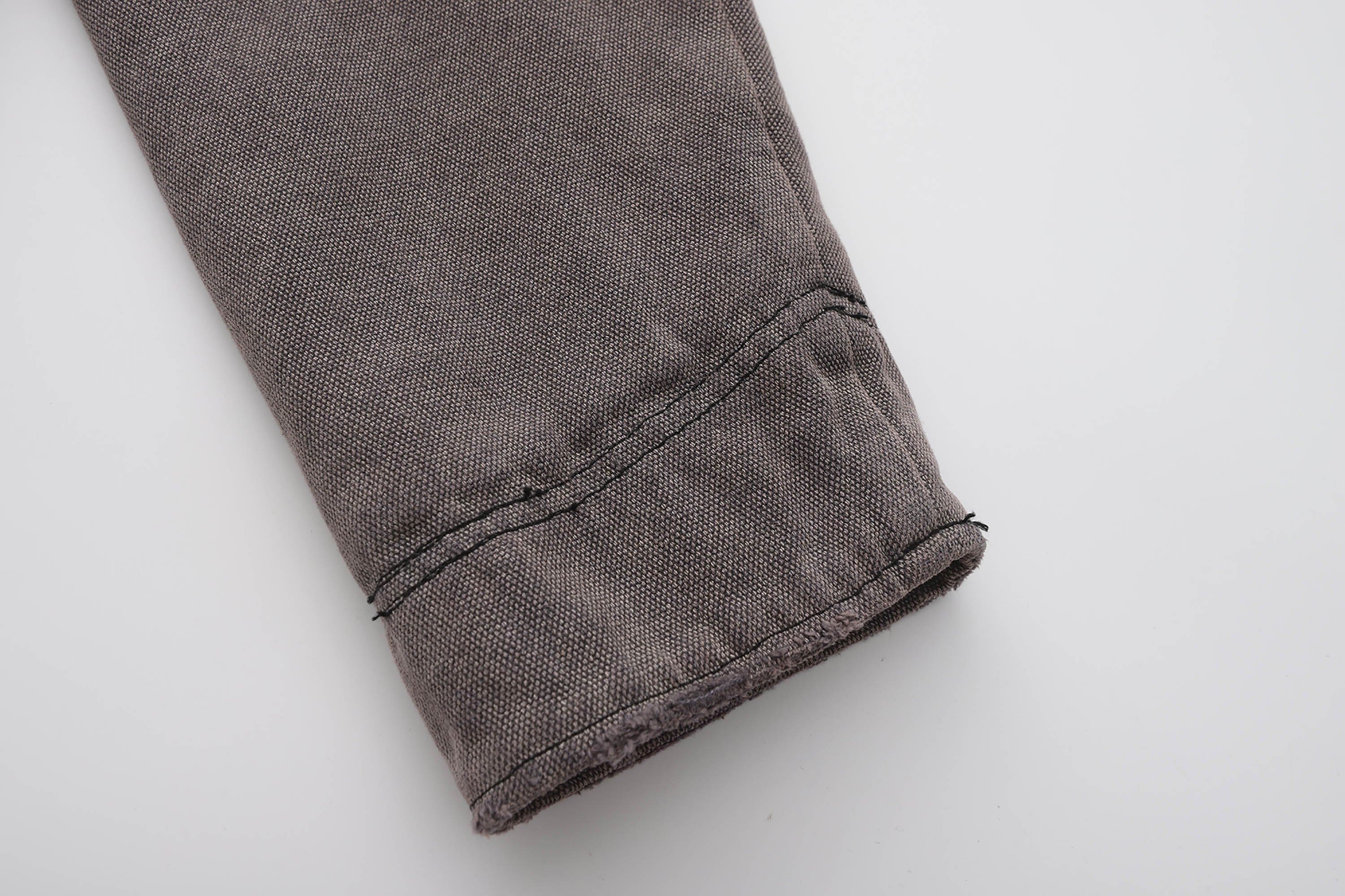BLACK8MOB Deconstructed Frayed Jacket, premium urban and streetwear designers apparel on PROJECTISR.com, BLACK8MOB
