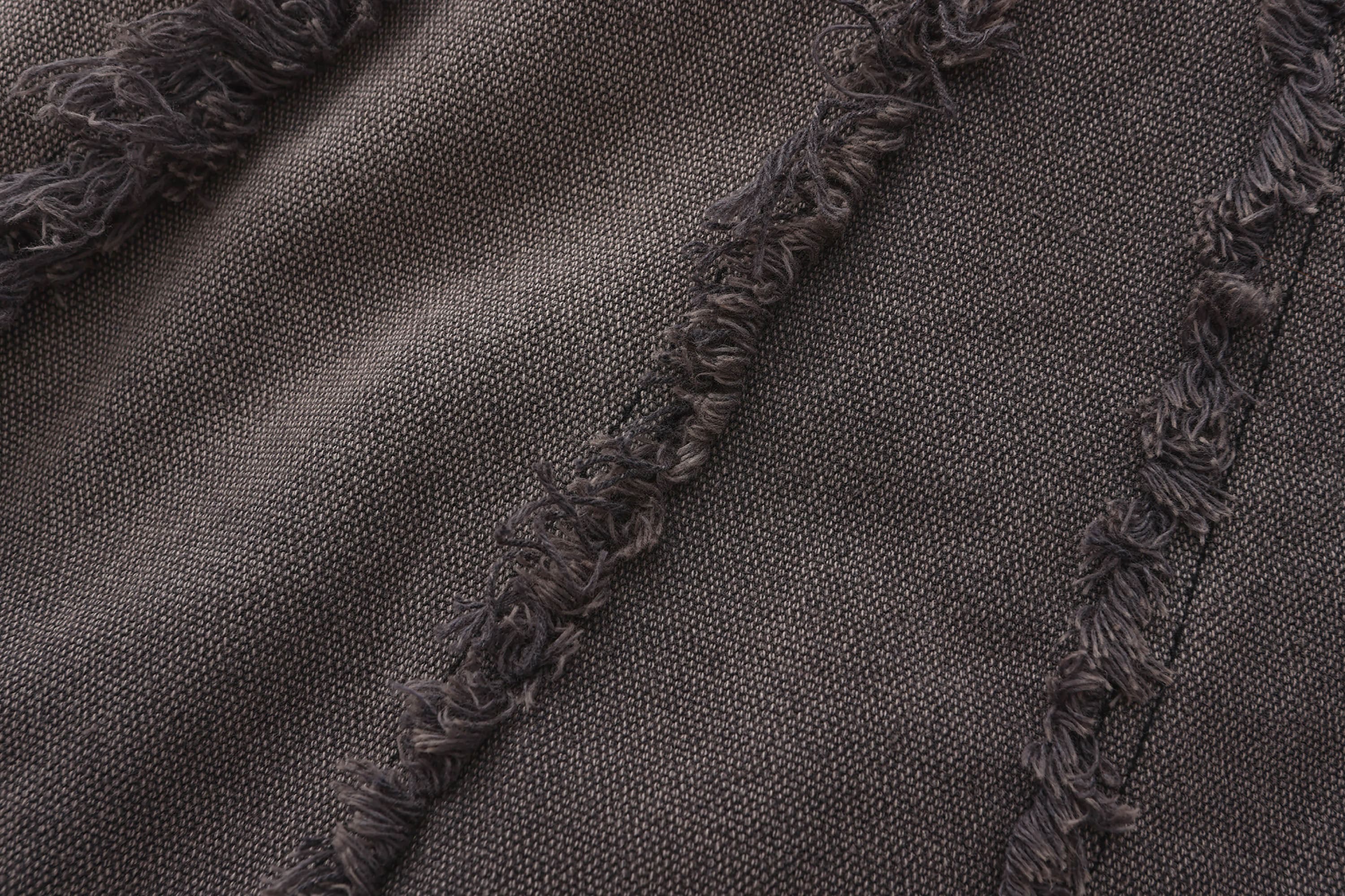 BLACK8MOB Deconstructed Frayed Jacket, premium urban and streetwear designers apparel on PROJECTISR.com, BLACK8MOB