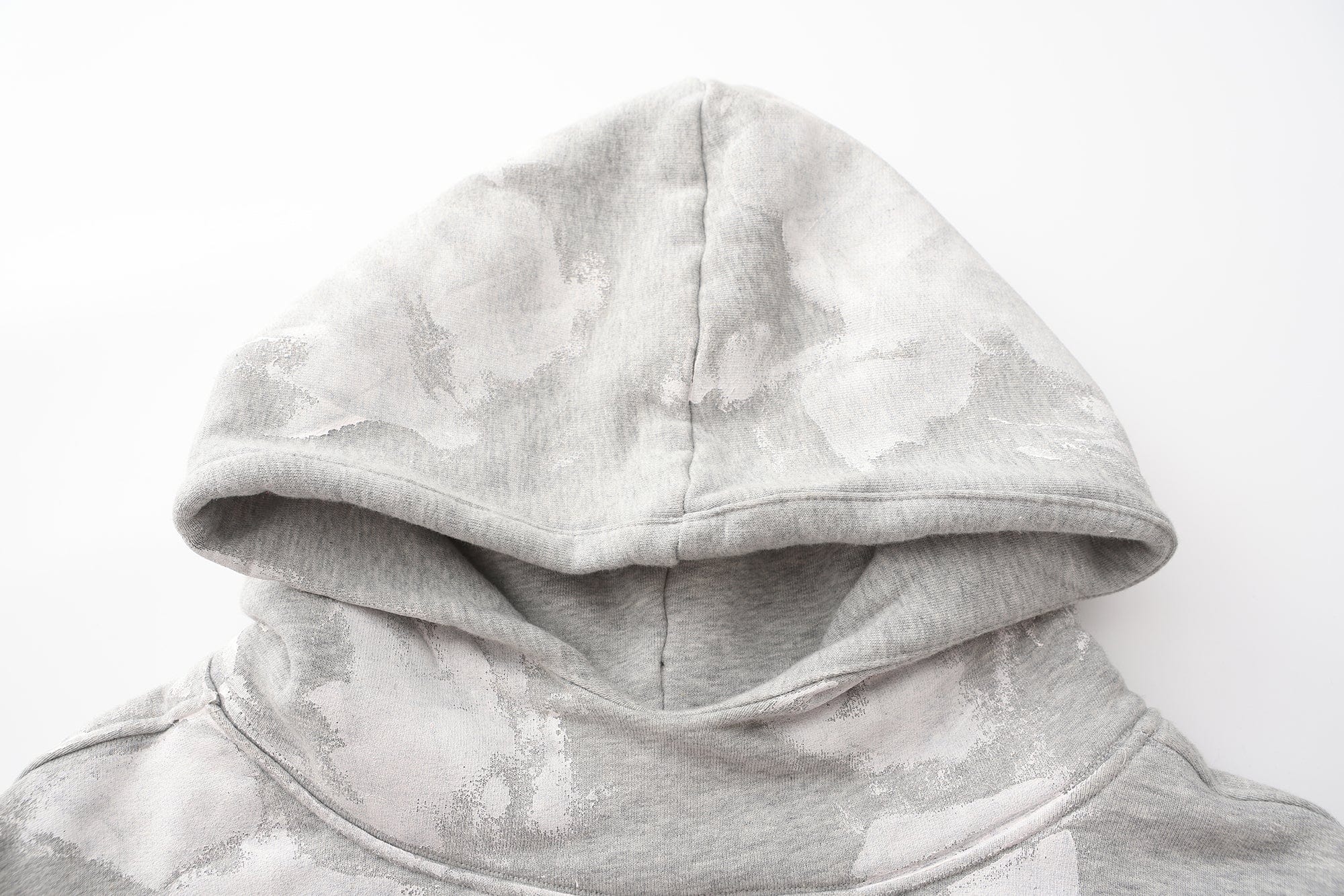 LUUUCAM Brush-Paint Faded Logo Hoodie, premium urban and streetwear designers apparel on PROJECTISR.com, LUUUCAM