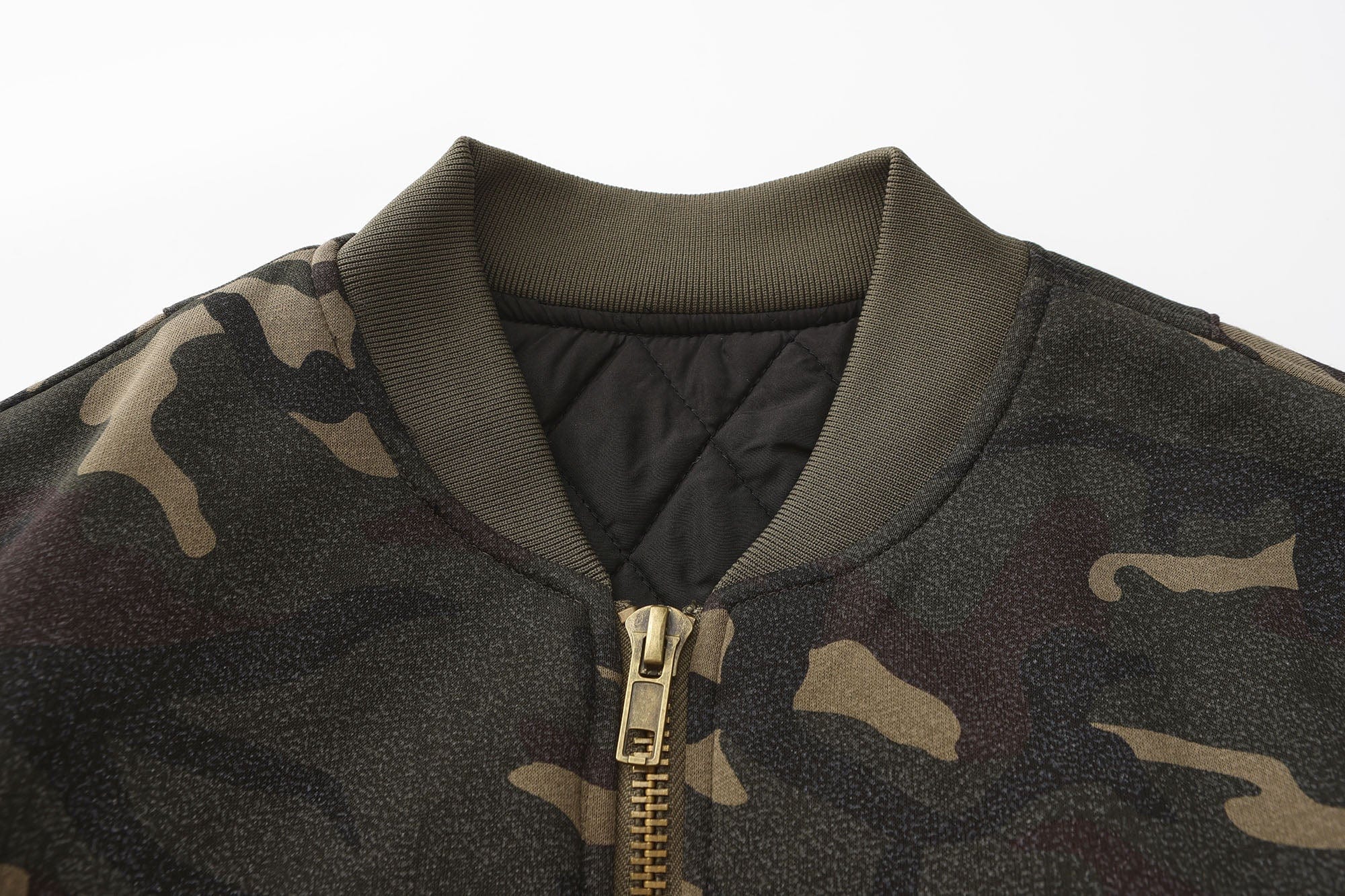 LUUUCAM Classic Camo Bomber Jacket, premium urban and streetwear designers apparel on PROJECTISR.com, LUUUCAM