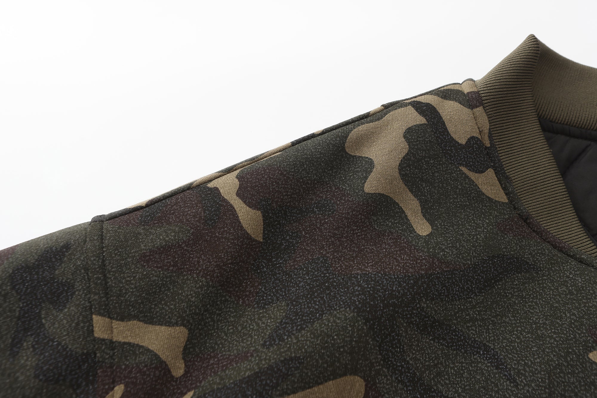 LUUUCAM Classic Camo Bomber Jacket, premium urban and streetwear designers apparel on PROJECTISR.com, LUUUCAM