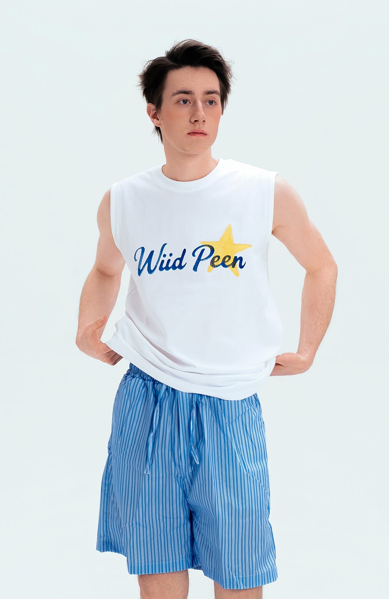 WIID Striped Drawstring Board Shorts, premium urban and streetwear designers apparel on PROJECTISR.com, WIID