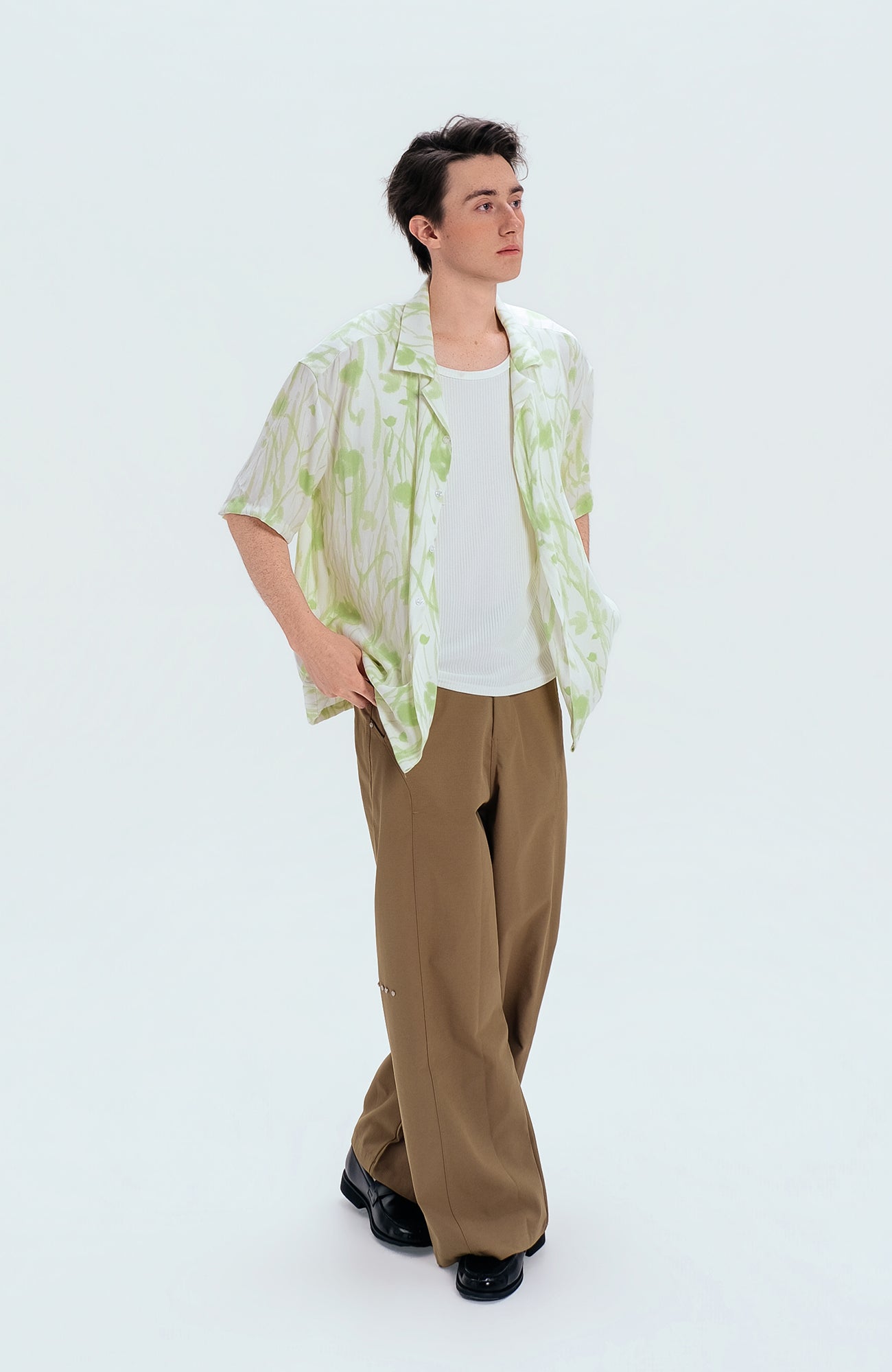 WIID Essential Oversized Cotton Trousers, premium urban and streetwear designers apparel on PROJECTISR.com, WIID