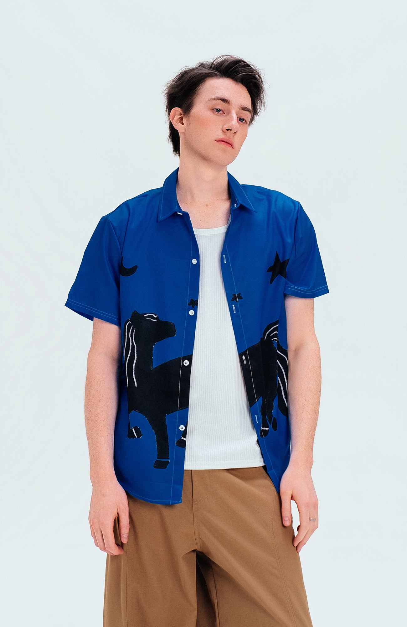 WIID Animal Graphic Half Shirt, premium urban and streetwear designers apparel on PROJECTISR.com, WIID