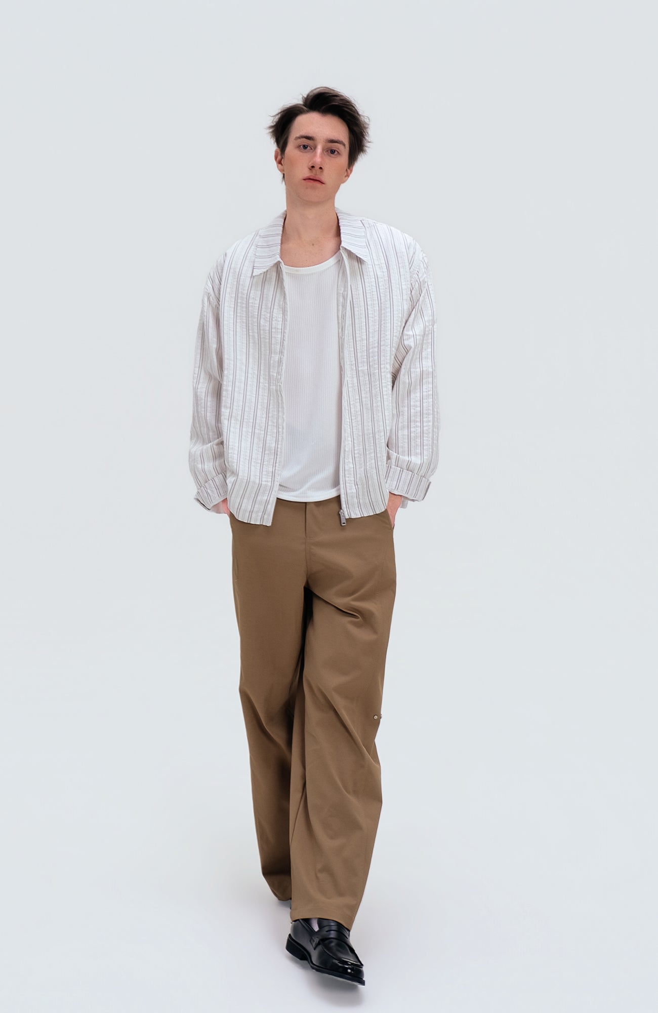 WIID Essential Oversized Cotton Trousers, premium urban and streetwear designers apparel on PROJECTISR.com, WIID