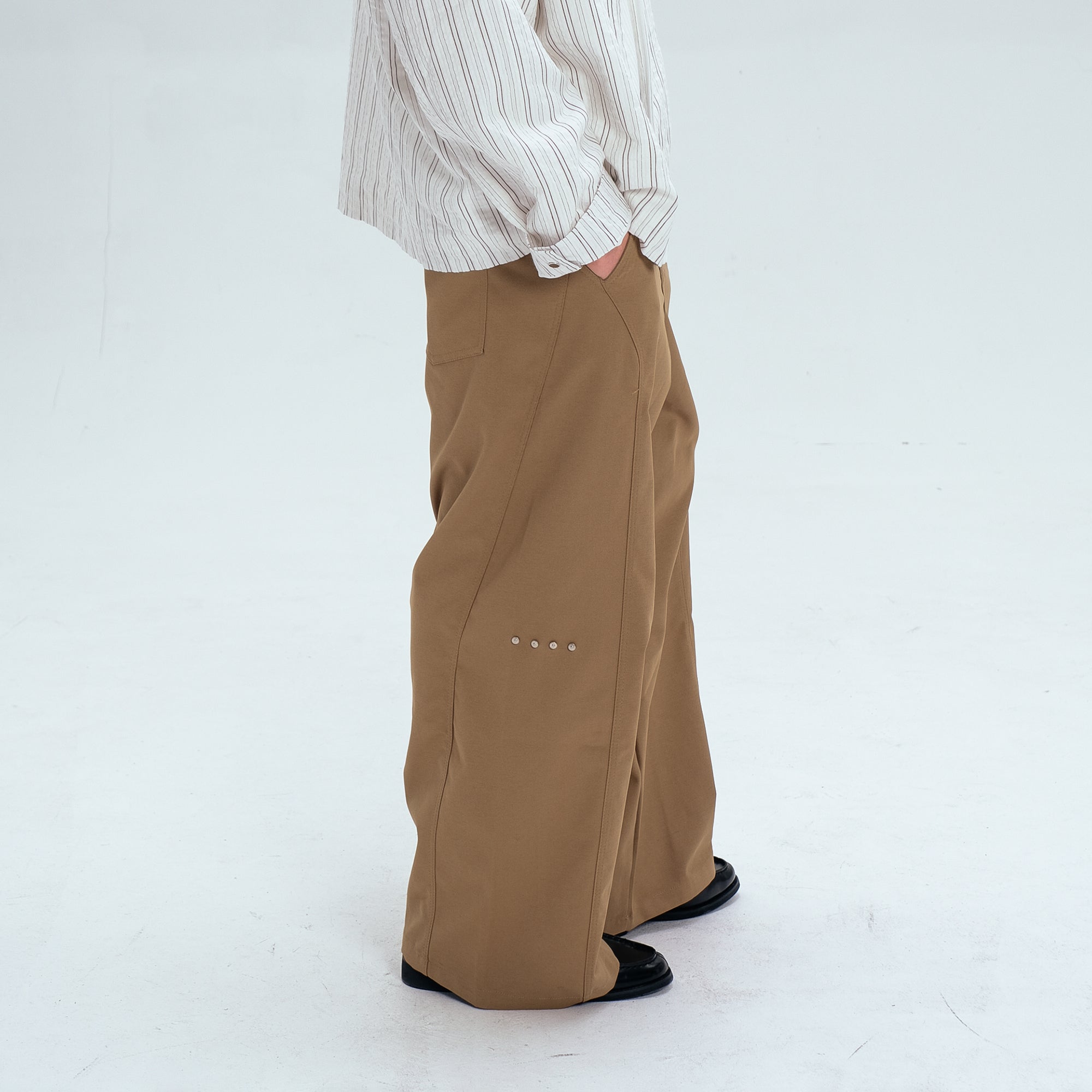 WIID Essential Oversized Cotton Trousers, premium urban and streetwear designers apparel on PROJECTISR.com, WIID