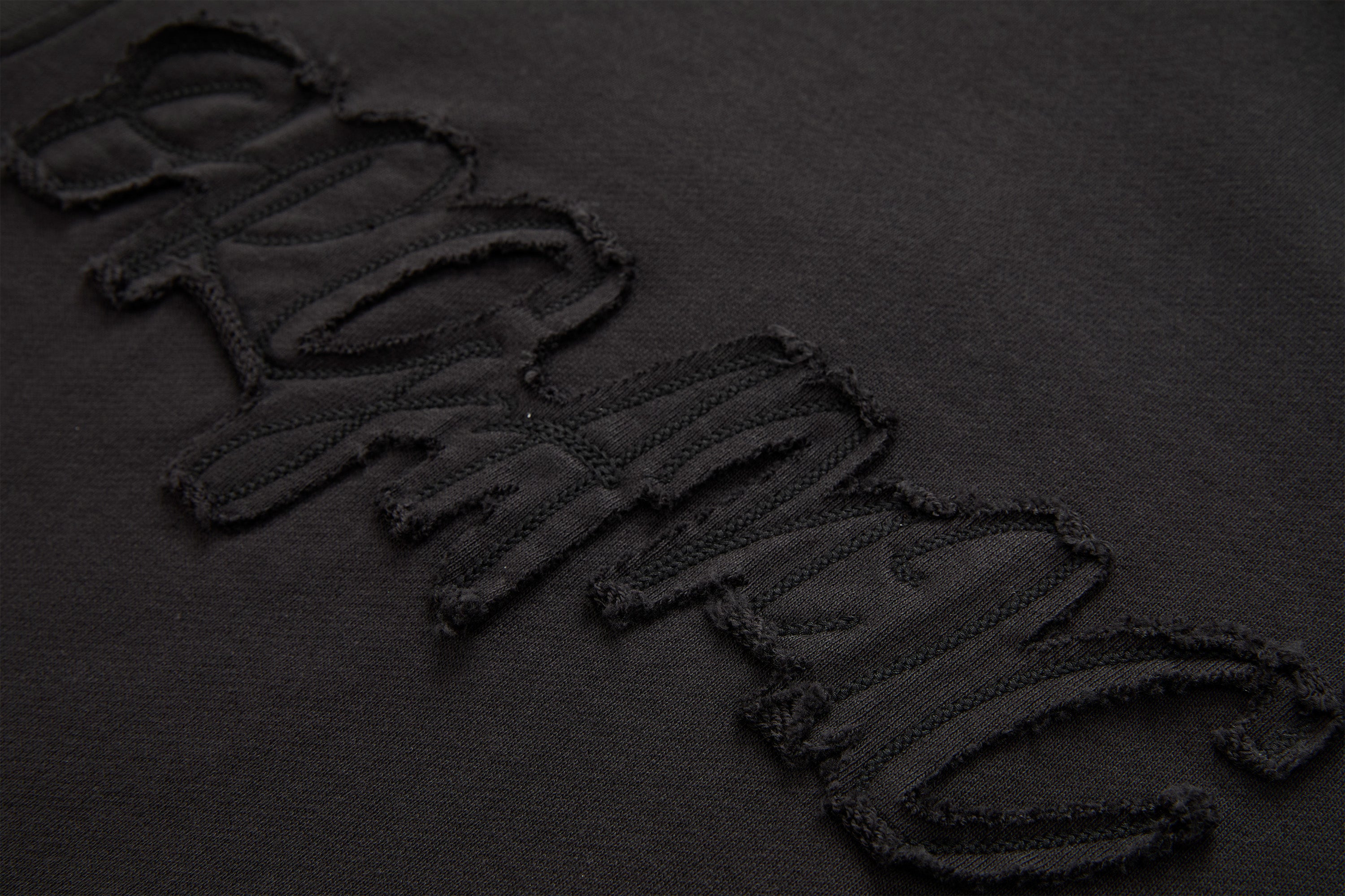 ORGANIC EMOTION Asymmetrical Hem LOGO Embroidered Hoodie, premium urban and streetwear designers apparel on PROJECTISR.com, ORGANIC EMOTION